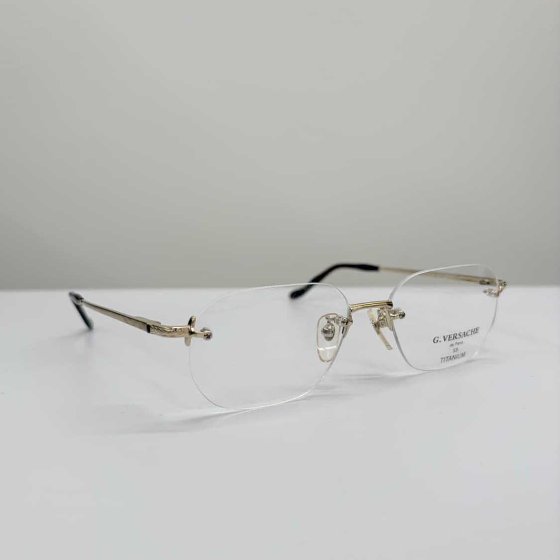 VERSACHE 사각 골드 무테 상품이미지2