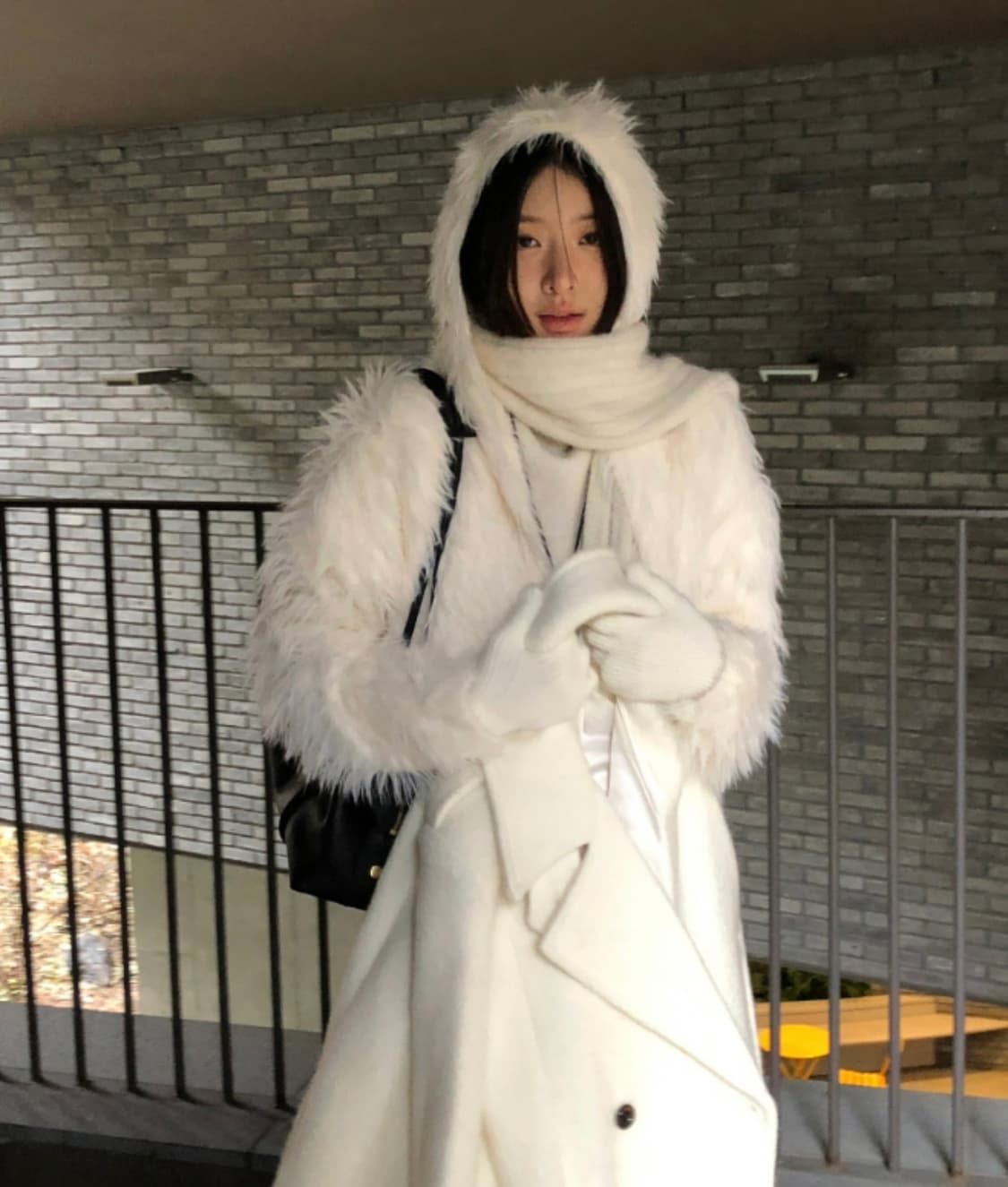 [강혜원 착용] 714center 714센터 예티 퍼가디건 자켓 상품이미지4