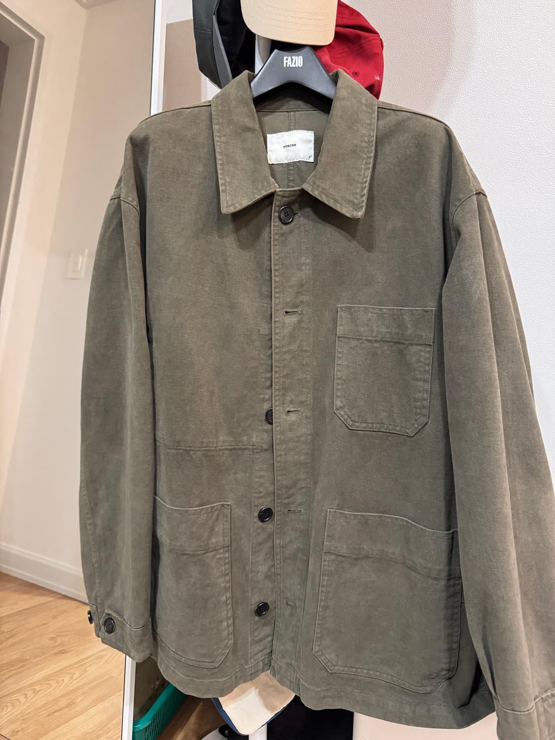 퍼렌 워크자켓 올리브 2사이즈  상품이미지1