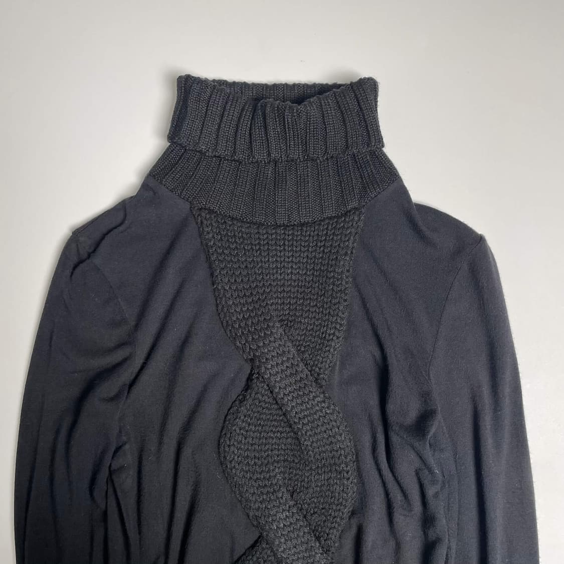 Ann max 꽈배기 니트 터틀넥 롱 슬리브 상품이미지3