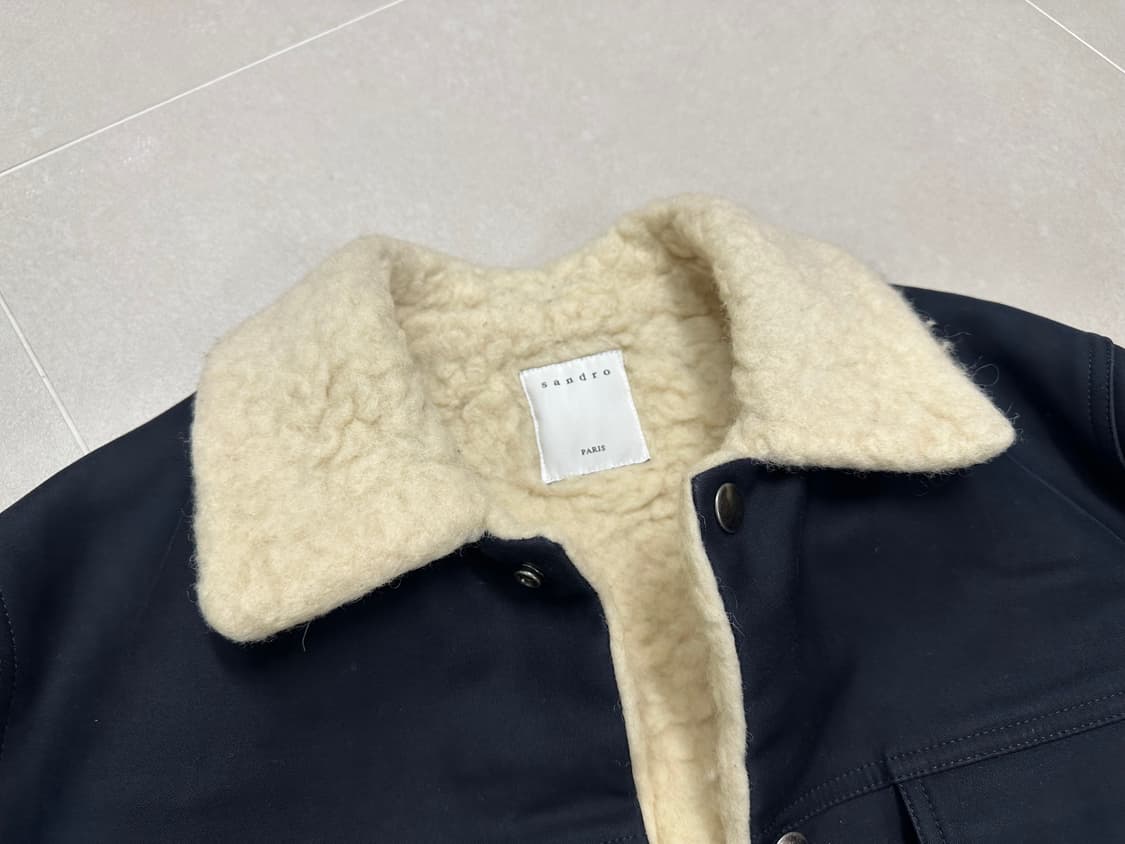 산드로 시어링 트러커자켓 XL 상품이미지2