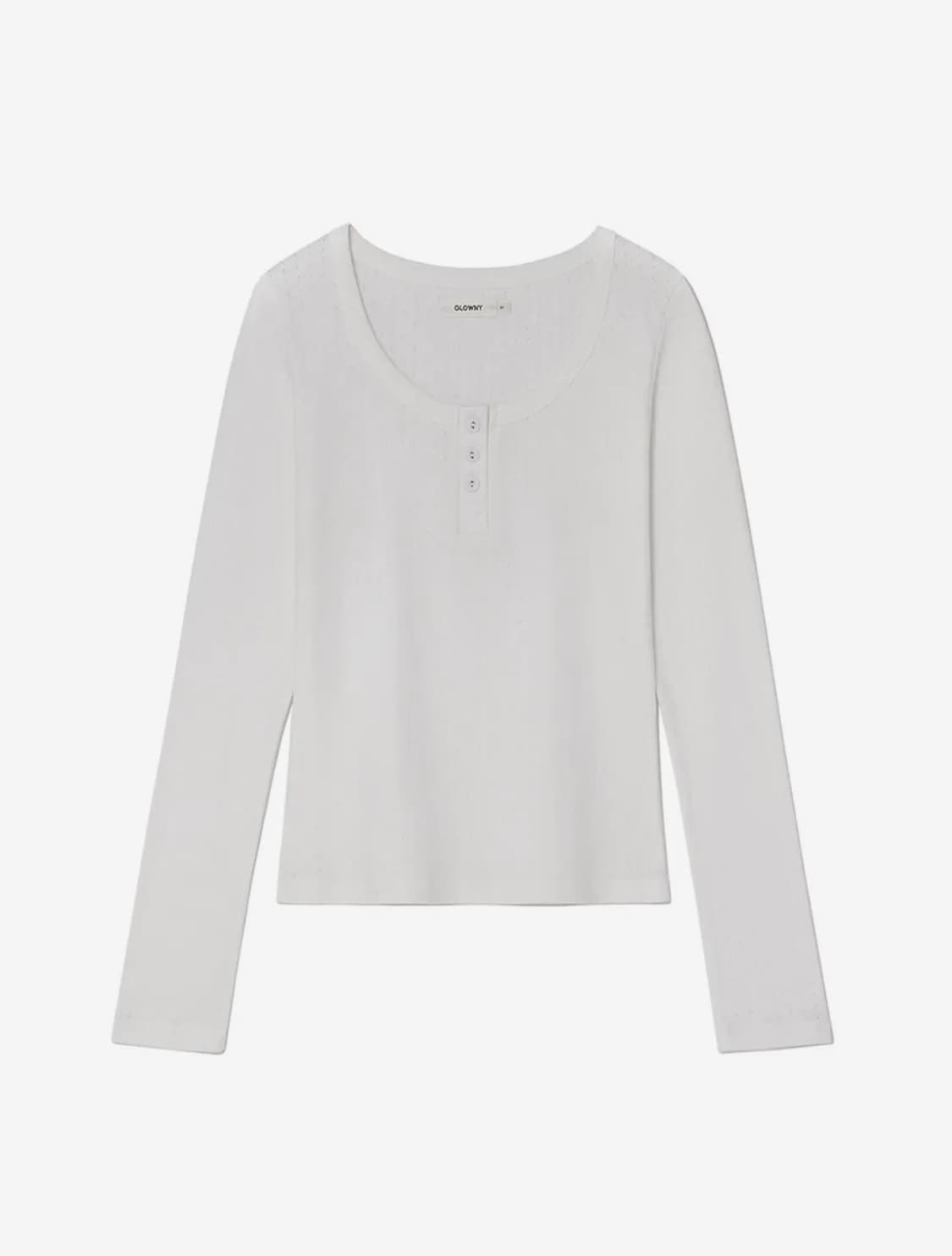 글로니 PROVINCE EYELET LONG SLEEVE 긴팔 롱슬리브 상품이미지1