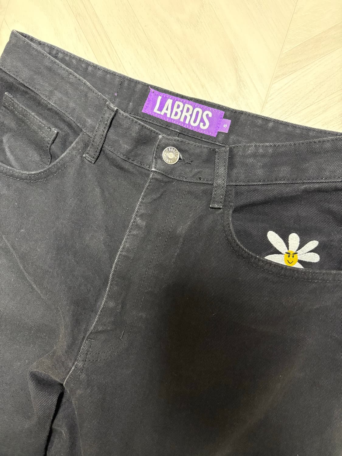 라브로스 smart daisy baggy jeans 데님 팬츠 상품이미지3
