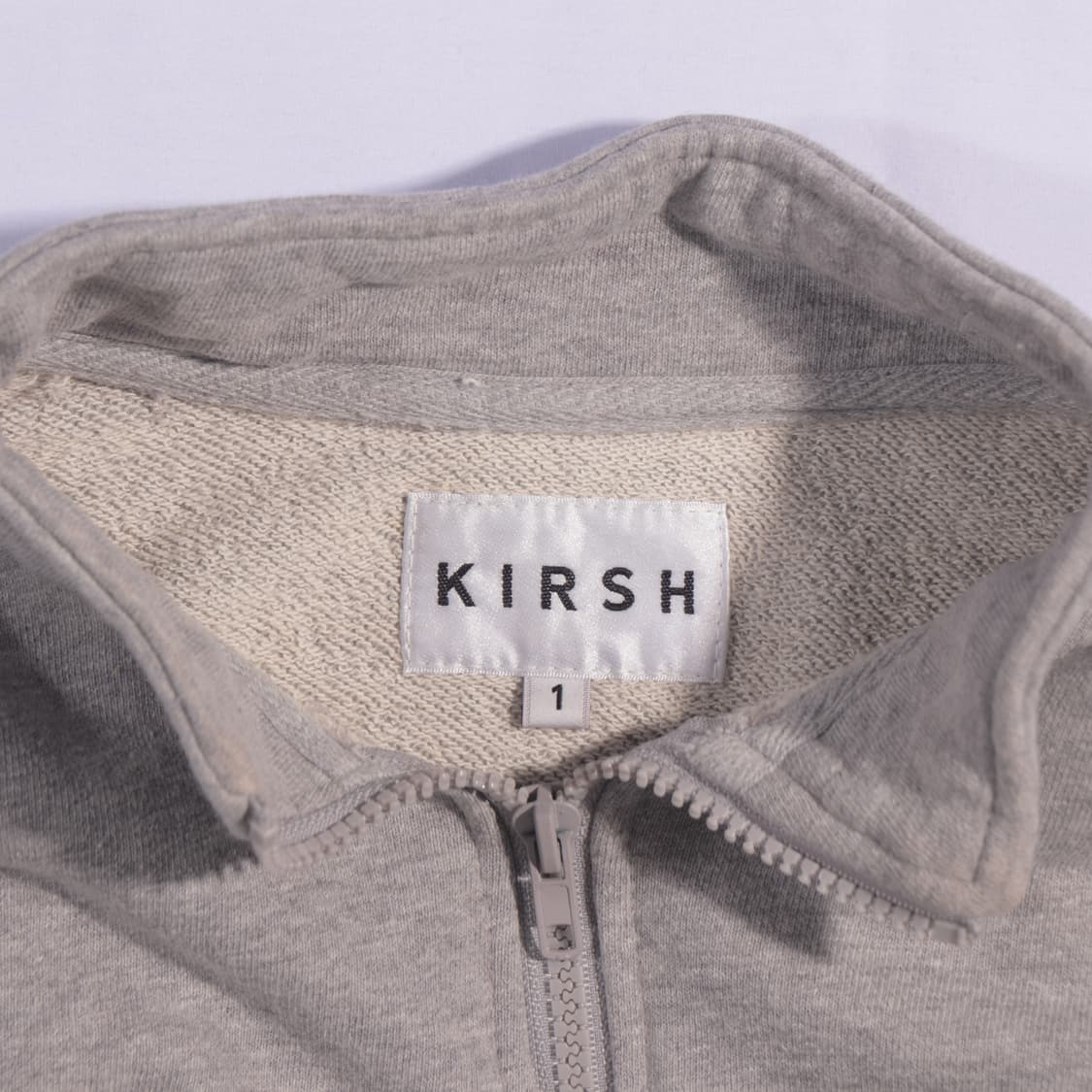 키르시 로고자수 크롭 반지업 B85 상품이미지2