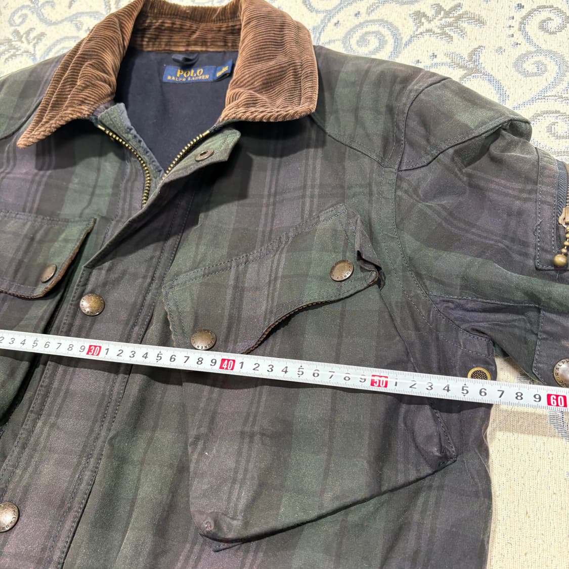 *Polo Ralph Lauren 블랙와치 타탄 왁스 자켓* 상품이미지3