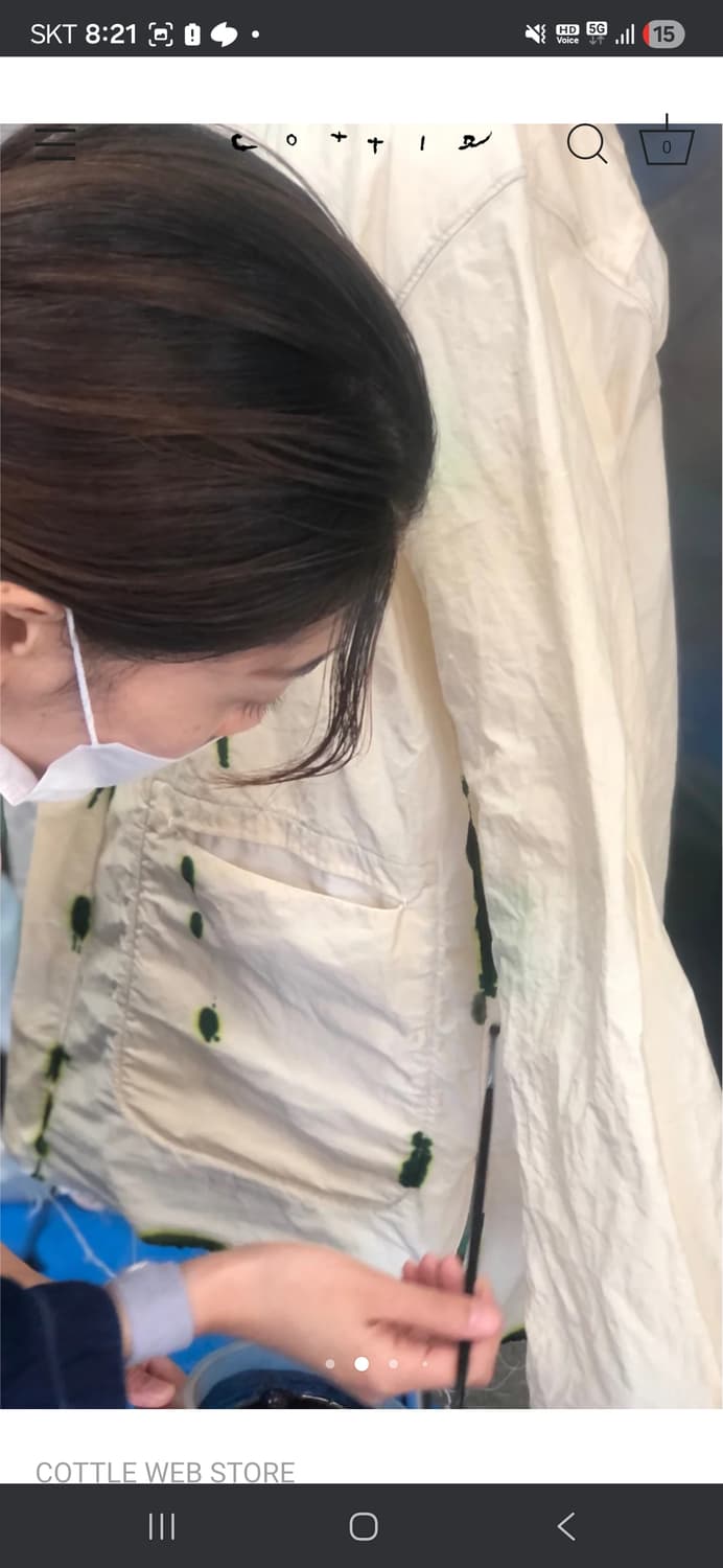 COTTLE Leaf Vein Reversible Jaket 3 size 상품이미지9