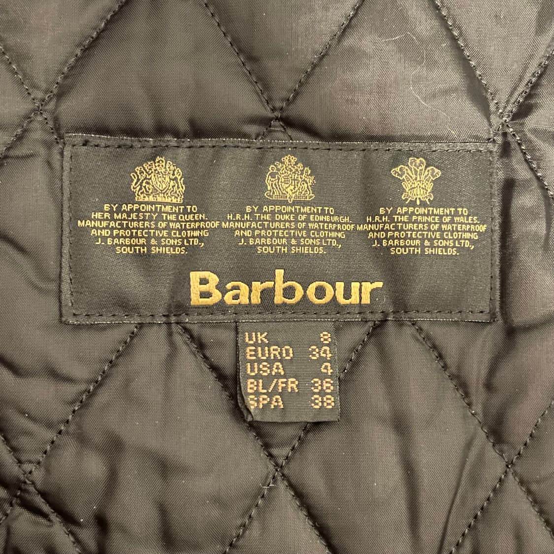 바버 (우먼) 리데스데일 블랙 퀼팅 자켓   상품이미지6