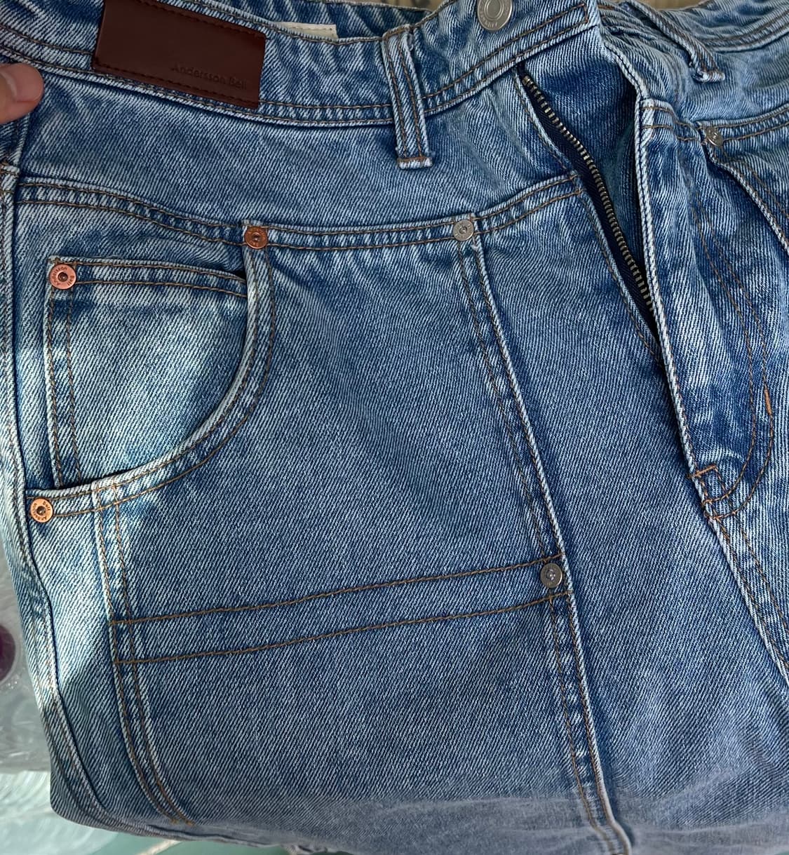 엔더슨밸 버뮤다 데님 쇼츠 상품이미지3