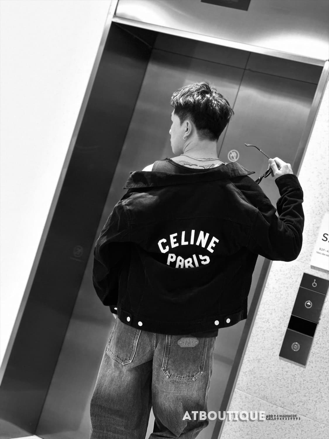 [에이티즈 착용] 셀린느 24ss 코듀로이 트러커 자켓 상품이미지2