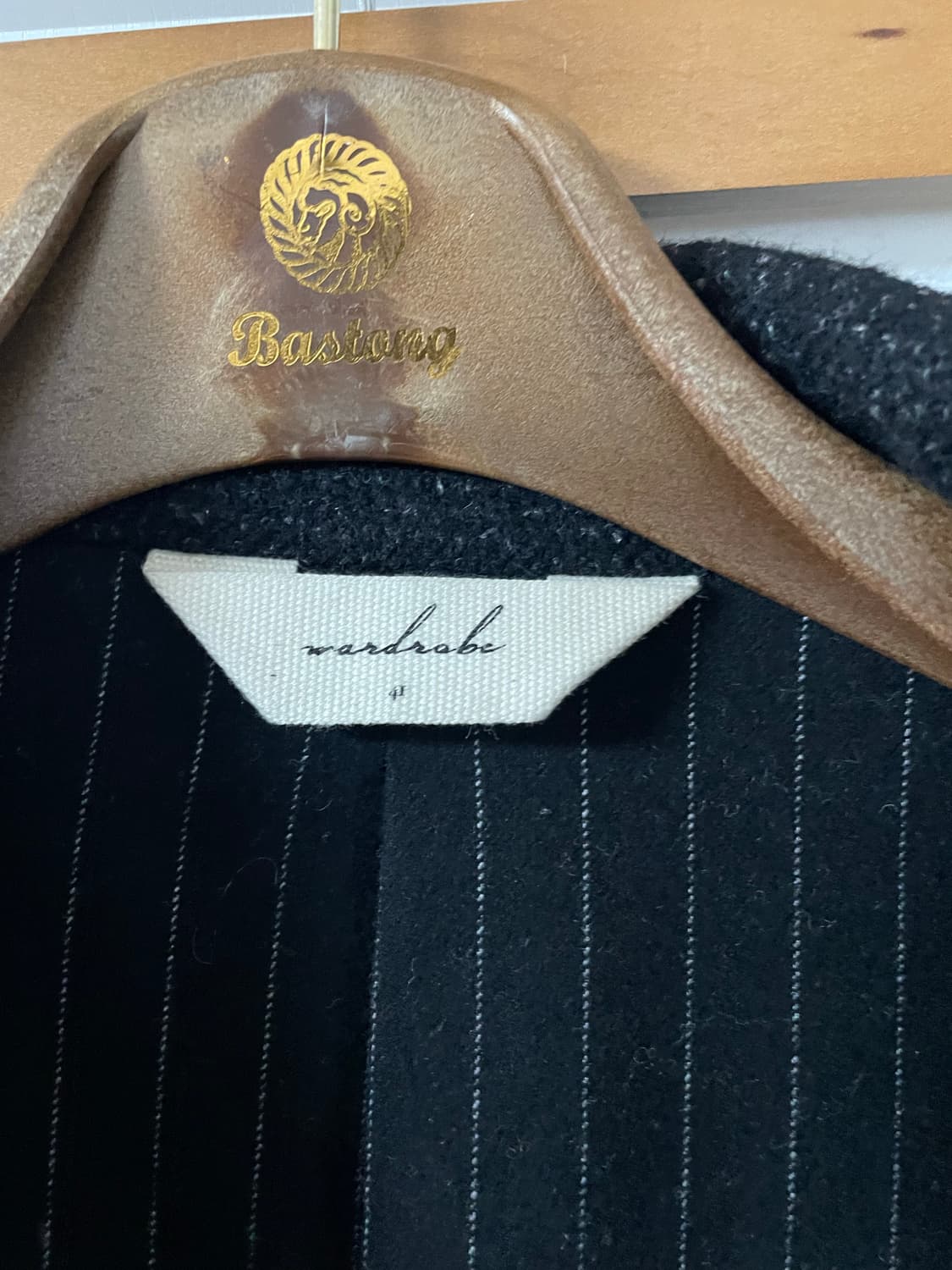 25FW 워드로브41 라이브러리 코트 블랙 L sz 상품이미지3