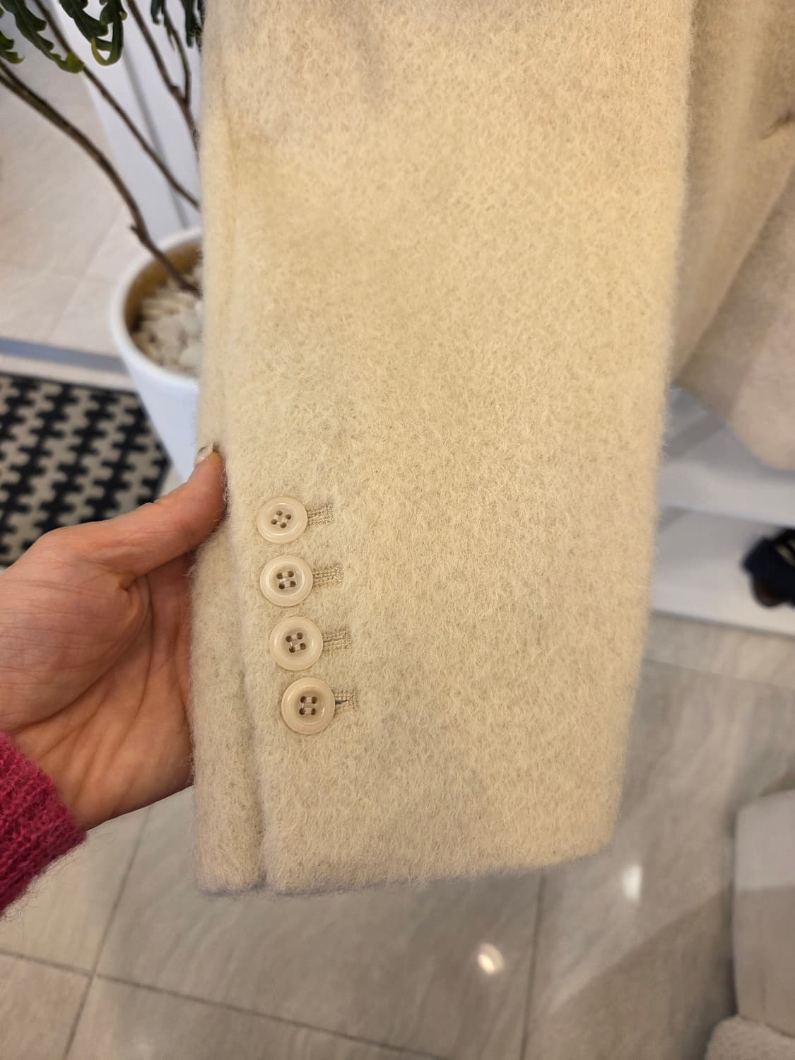 무드베이지 알파카 자켓 상품이미지2