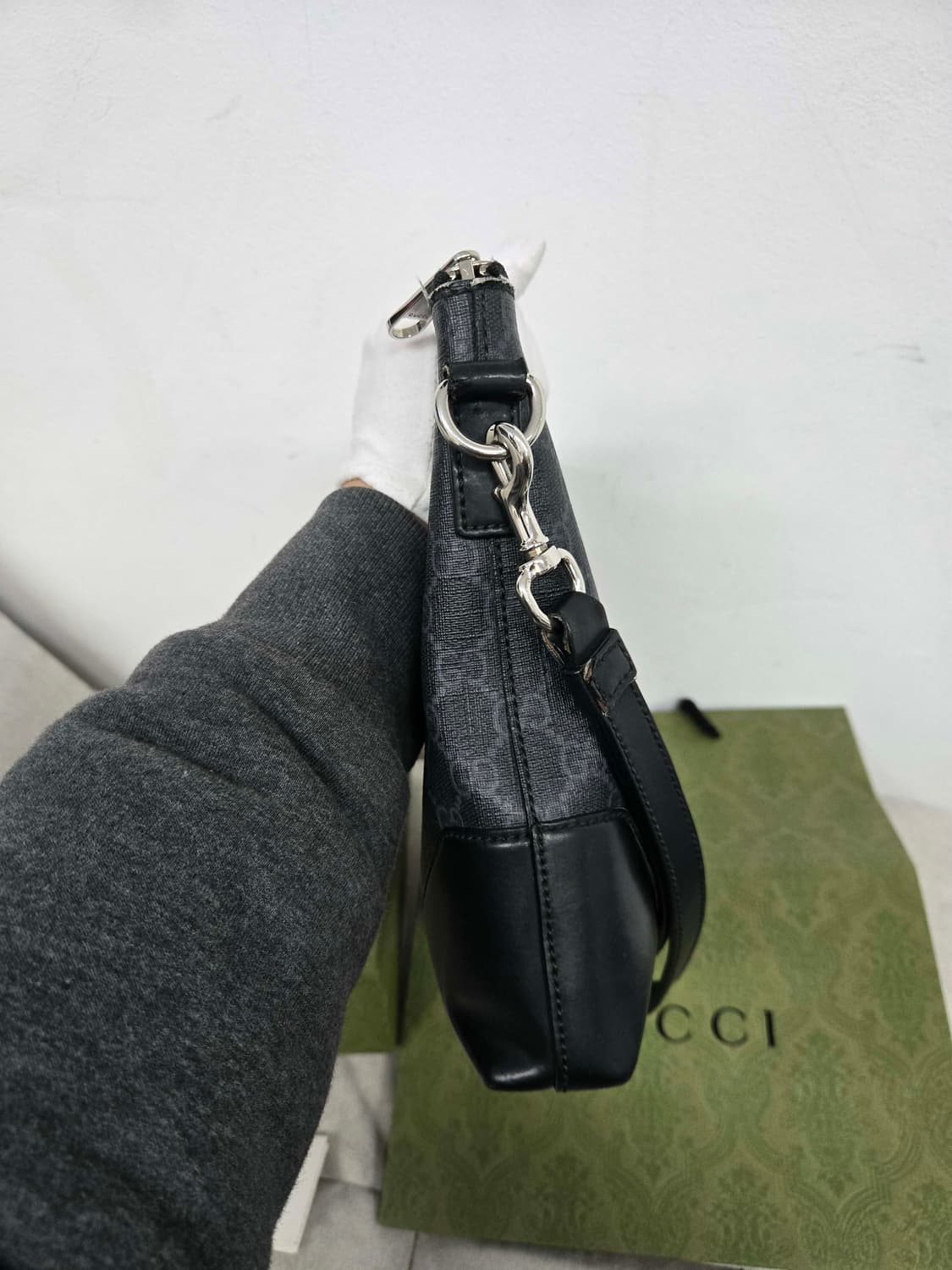 [보증서 정품] 구찌 웹삼선 클러치백 상품이미지2