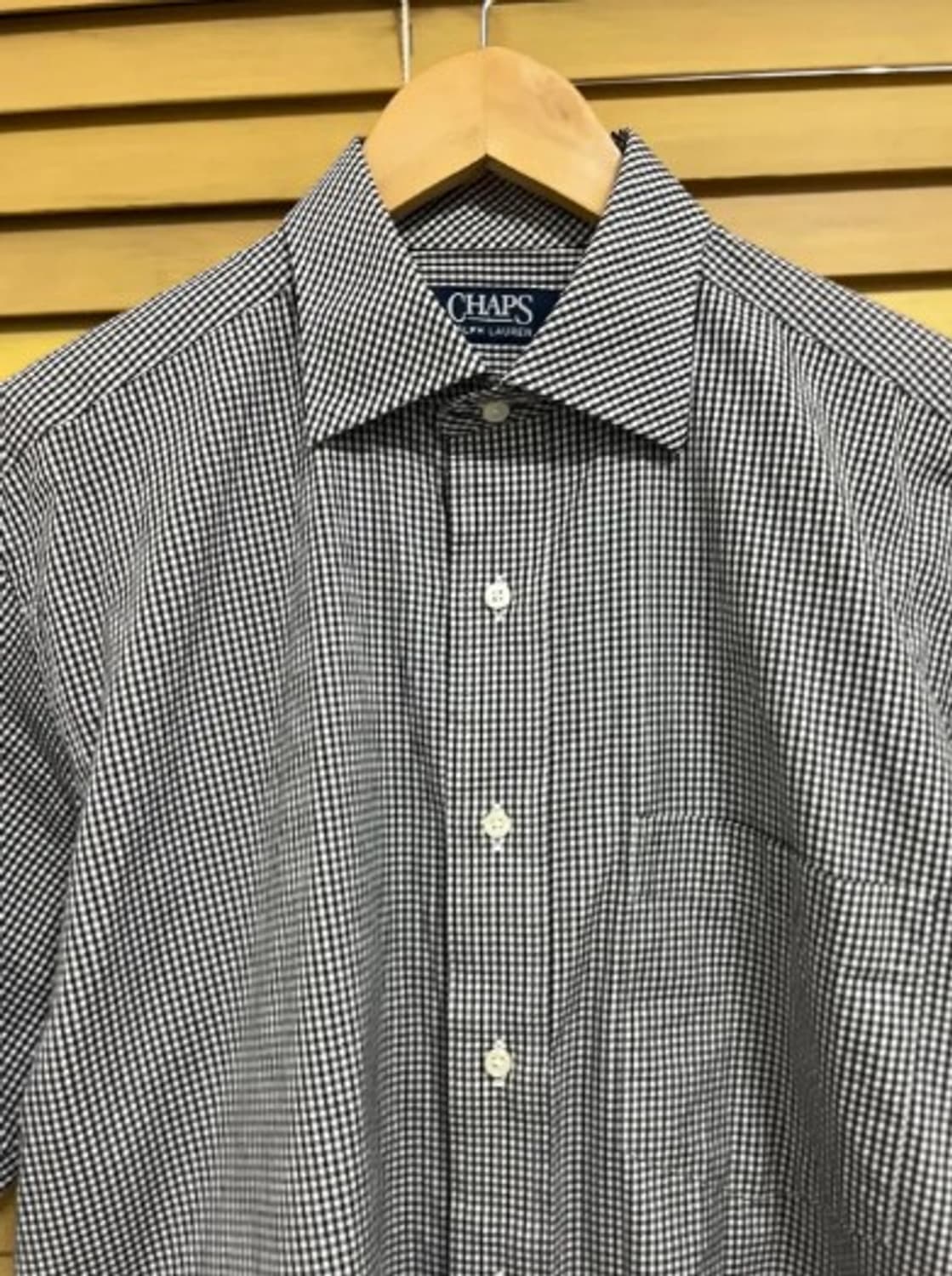 챕스재팬 X랄프로렌 남성 깅엄체크코튼셔츠 상품이미지1