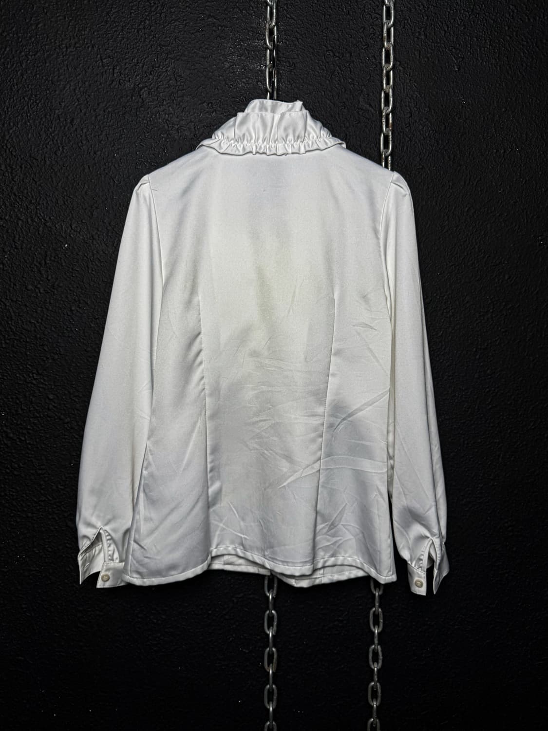 Frill White Blouse 상품이미지8