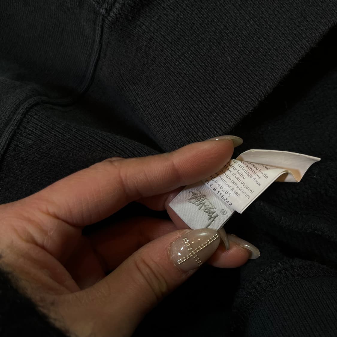 STUSSY 스투시 스몰로고 베이직 후드티 상품이미지5