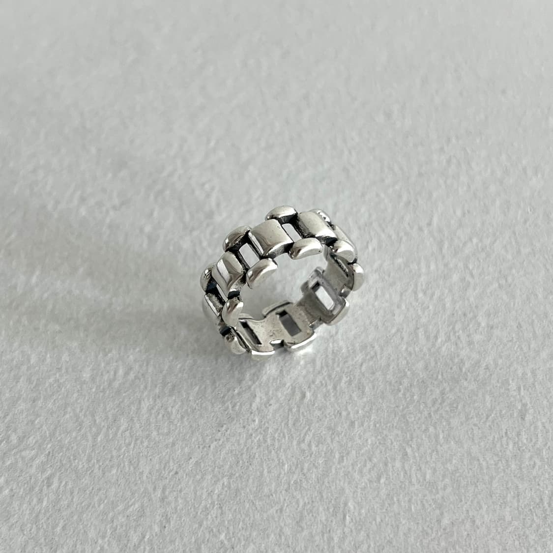 스퀘어 체인 반지 상품이미지1