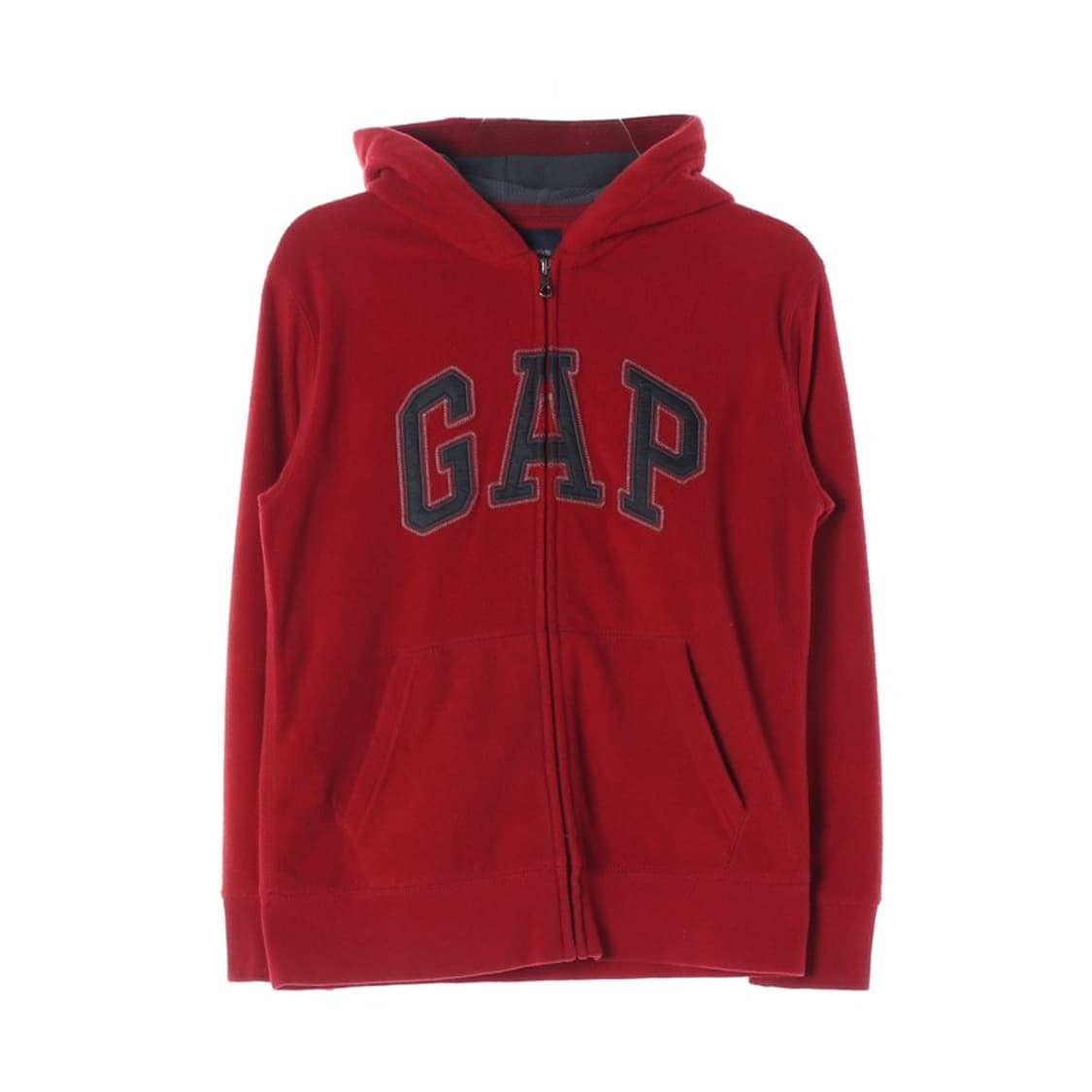 GAP KIDS 레드 플리스 후드집업 상품이미지1