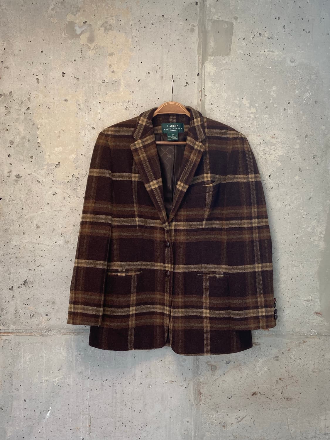 Lauren by Ralph Lauren 울 체크 자켓 상품이미지1