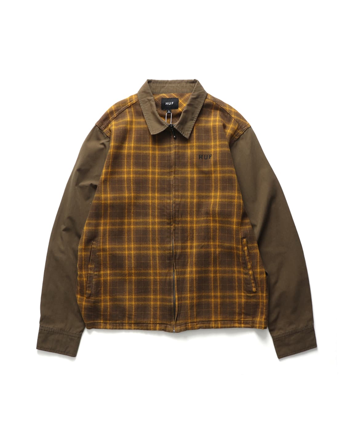 허프 HUF Aberdeen Zip Flannel Shirt 상품이미지2