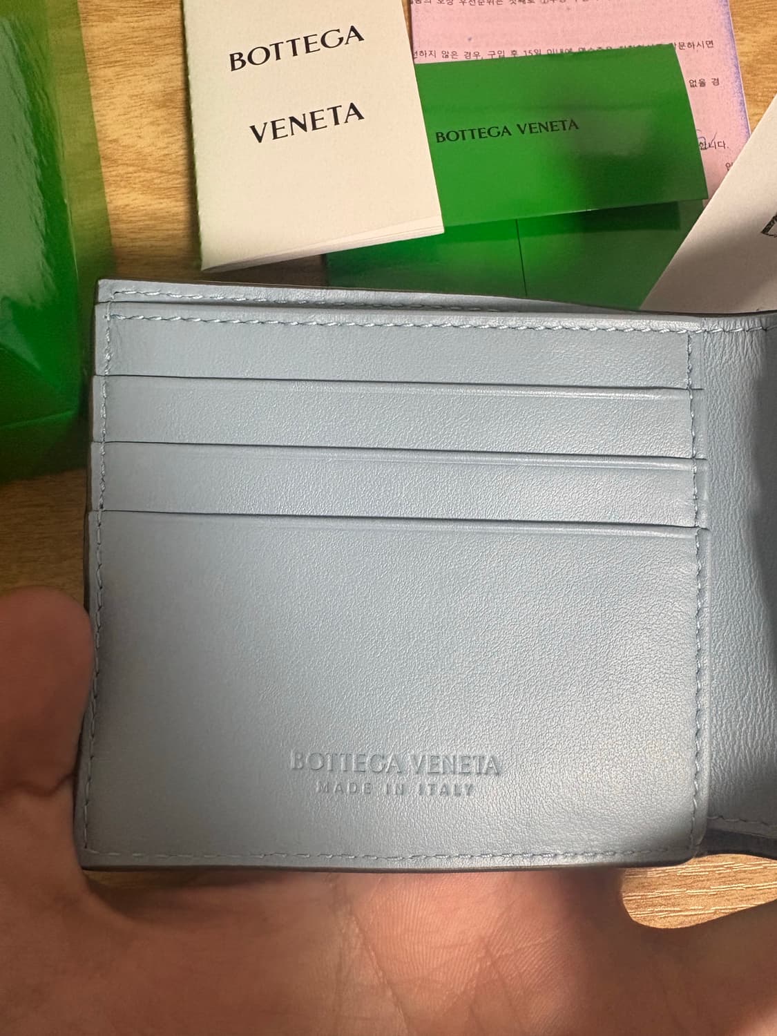 보테가베네타 카세트 반지갑 새상품 상품이미지2