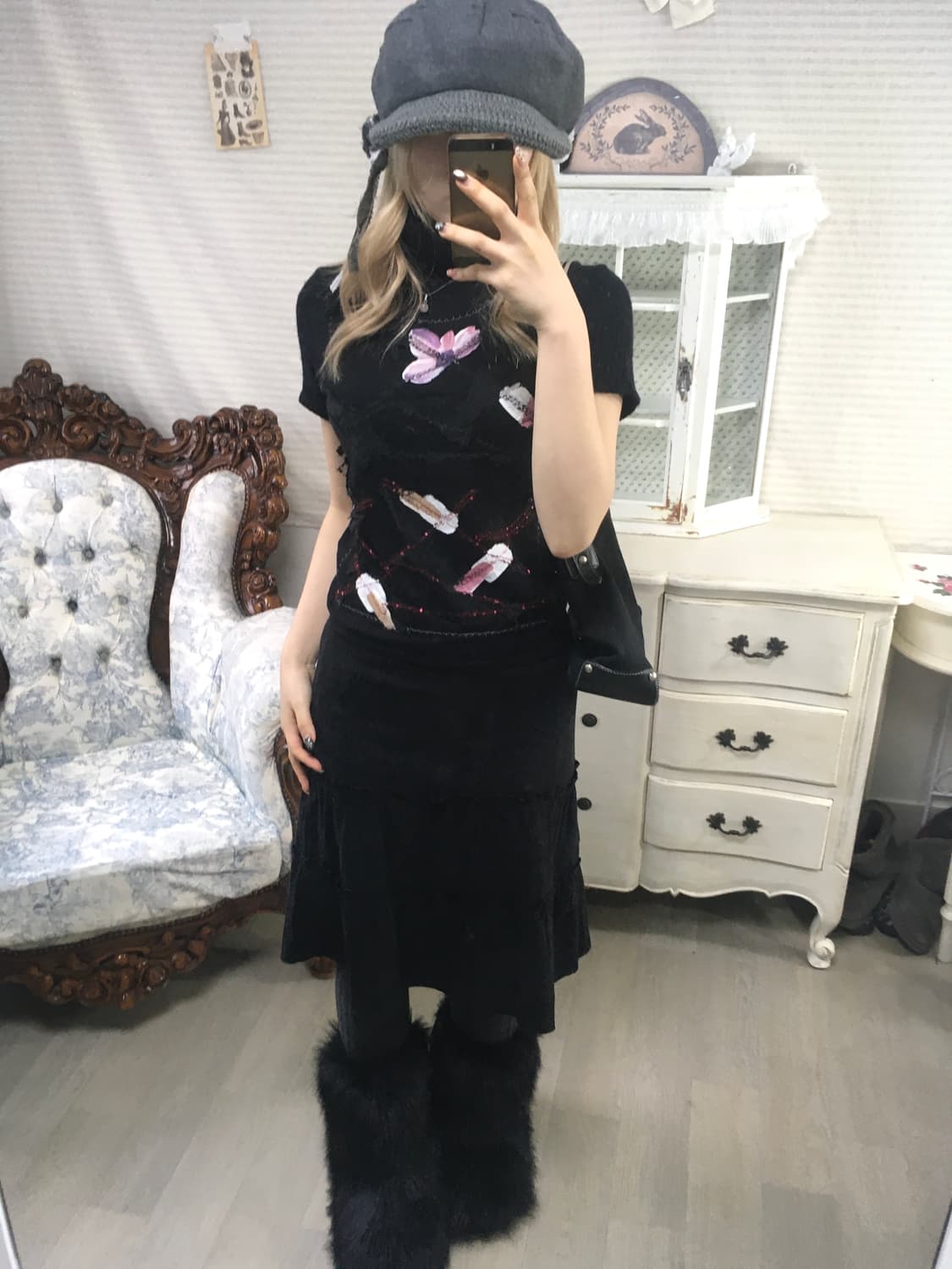 made in italy black archive puff knit 상품이미지5