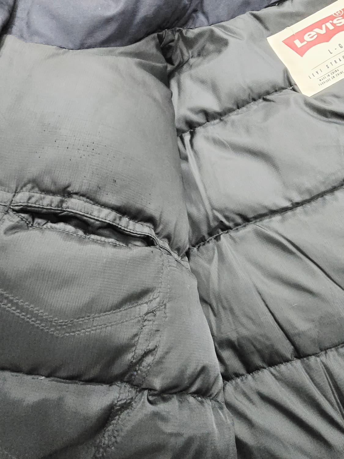 리바이스 네이비 항공 다운점퍼 패치 디자인 상품이미지10