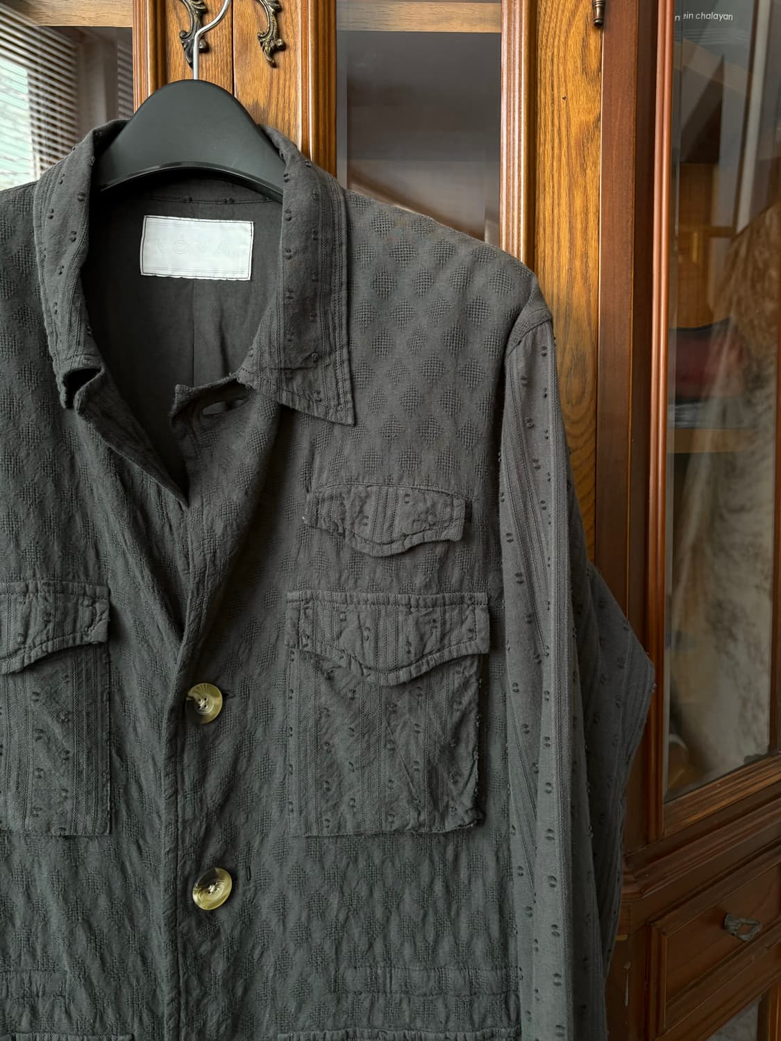 노마 텍스타일 디자인 가먼트 다잉 유틸리티 셔츠 자켓 상품이미지3