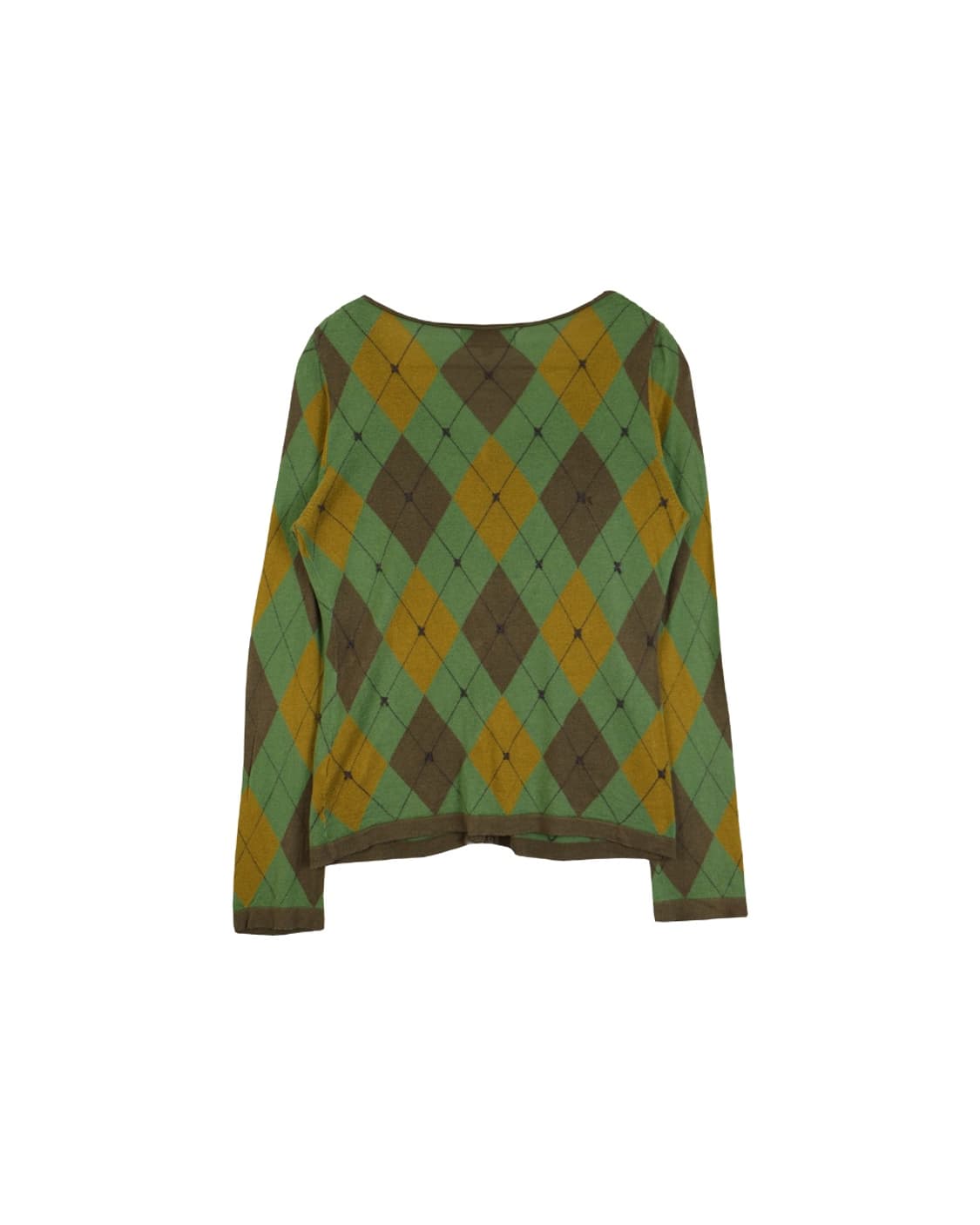 Jocomomola Rayon Argyle Cardigans 상품이미지4