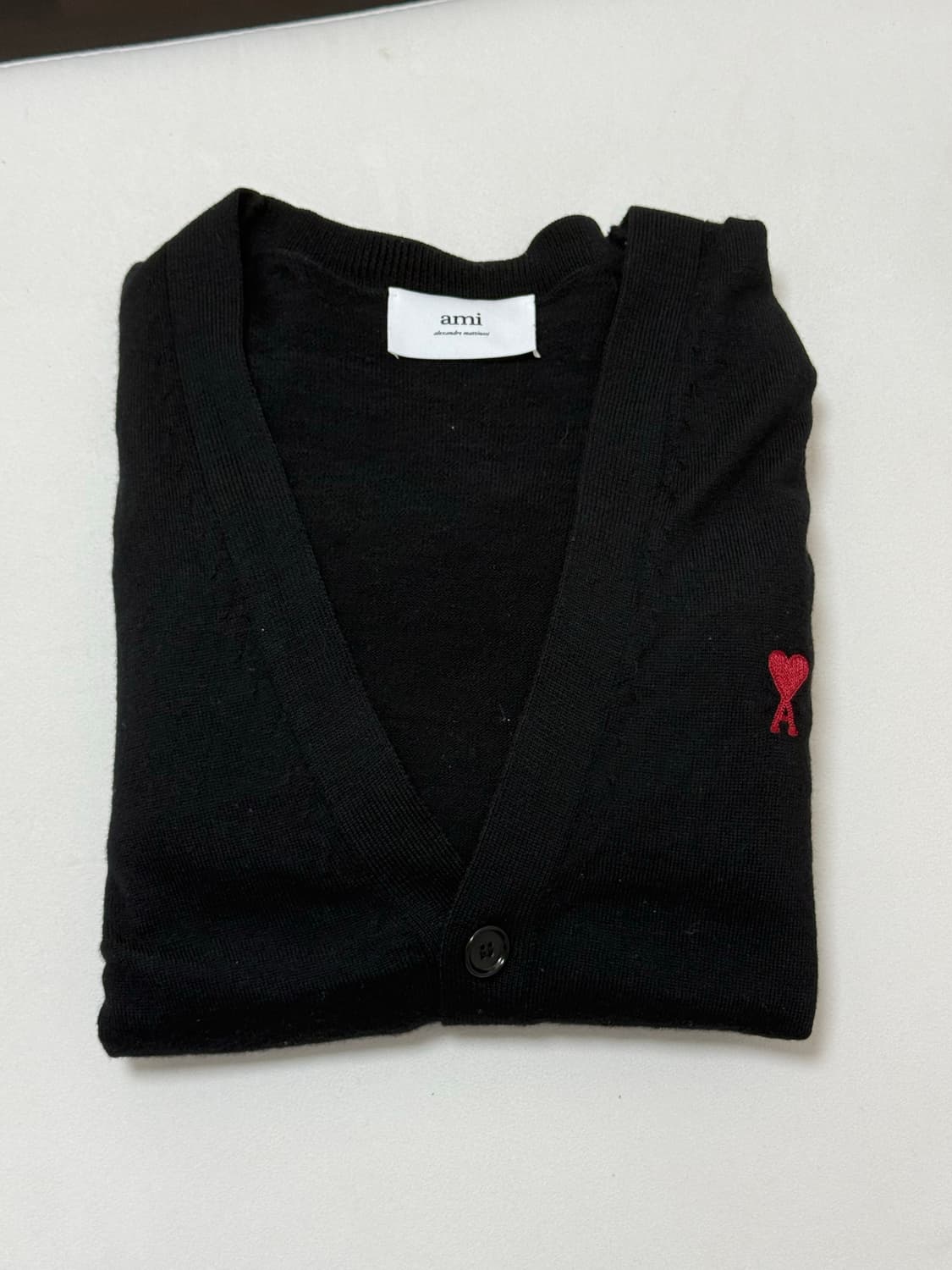 아미 스몰로고 가디건  상품이미지1