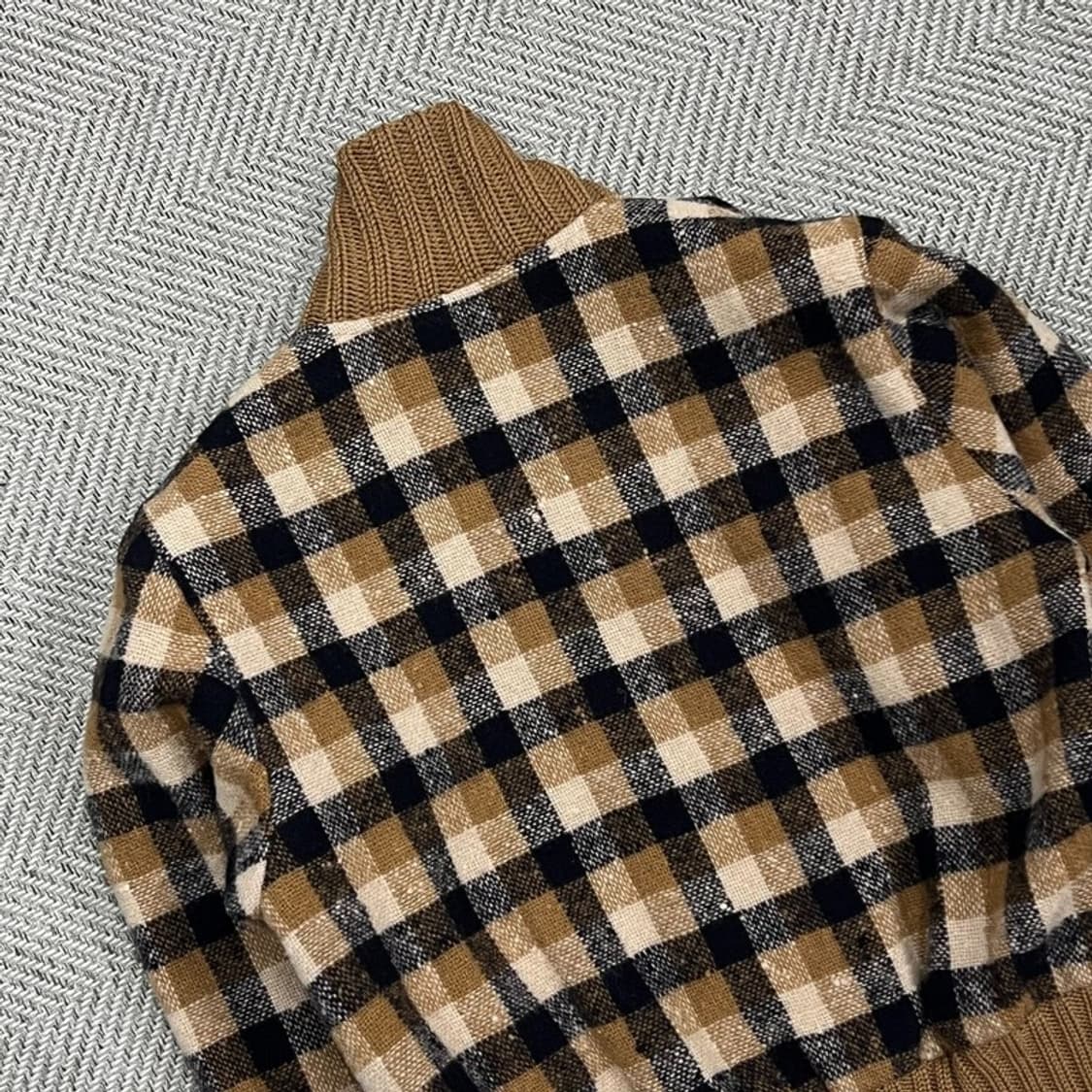 아쿠아스큐텀 숄카라 모직 자켓 v0923 상품이미지4