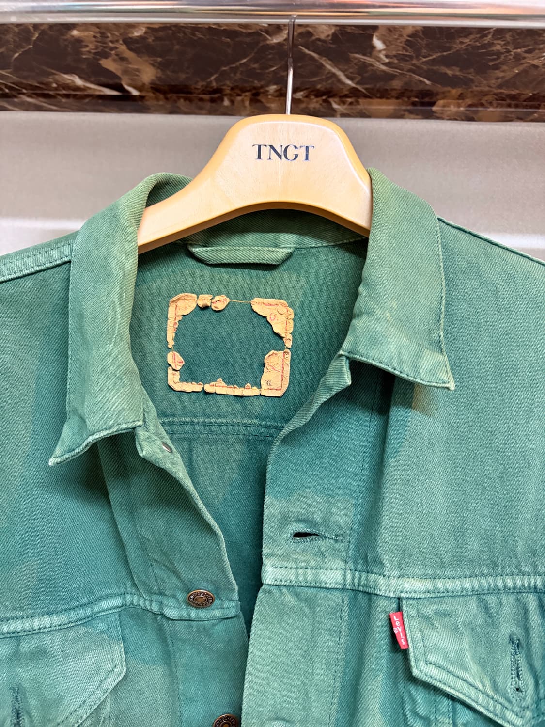 리바이스 빈티지 그린 페이딩 3세대 트러커 xl 상품이미지2