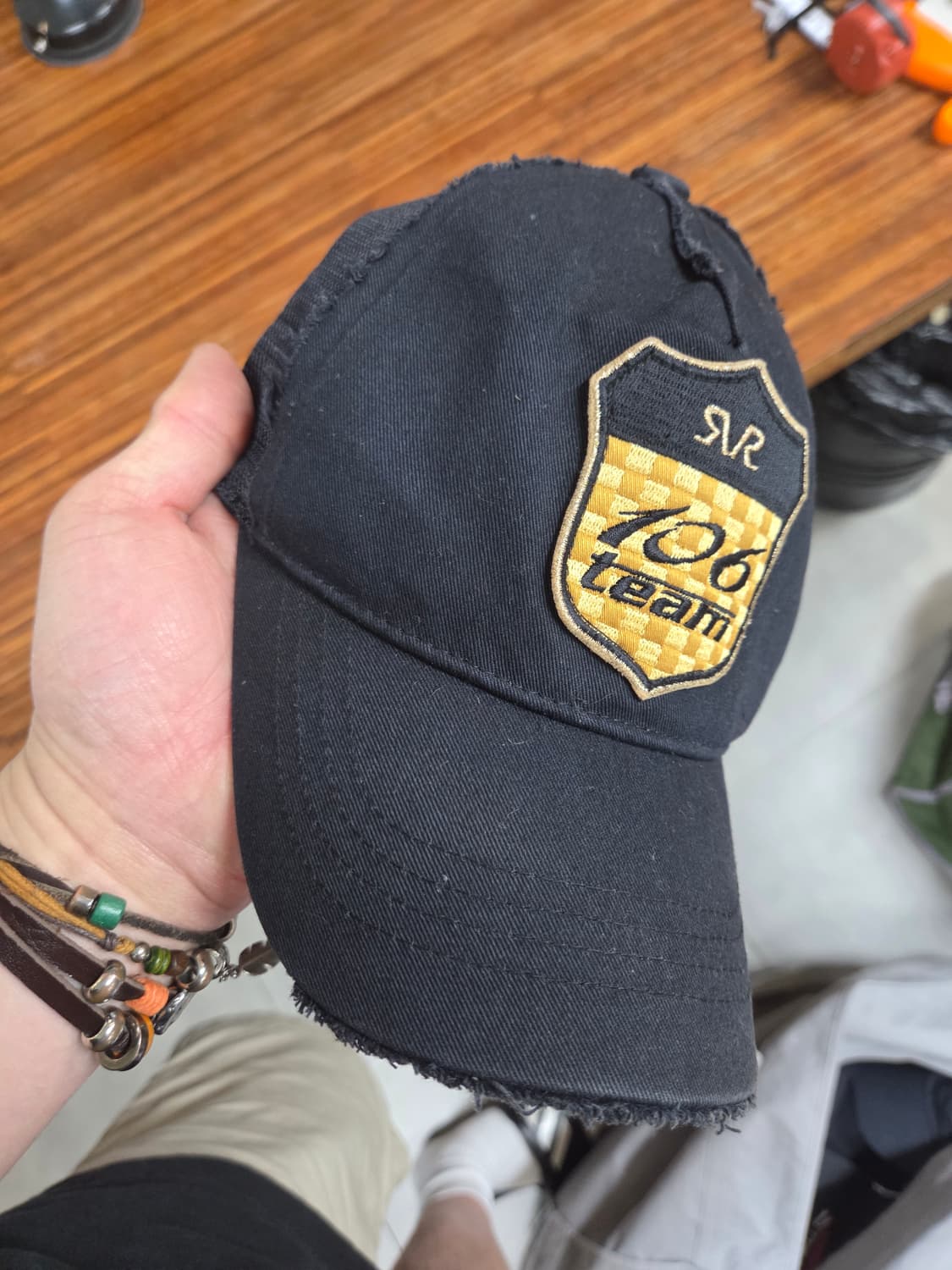 Exr 팀 106 레이싱 빈티지 메쉬 모자 프리 상품이미지7