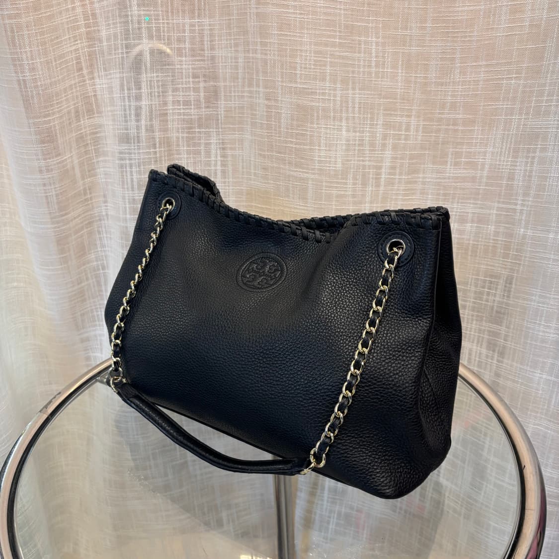 정품 토리버치 가죽 체인 숄더백     상품이미지3
