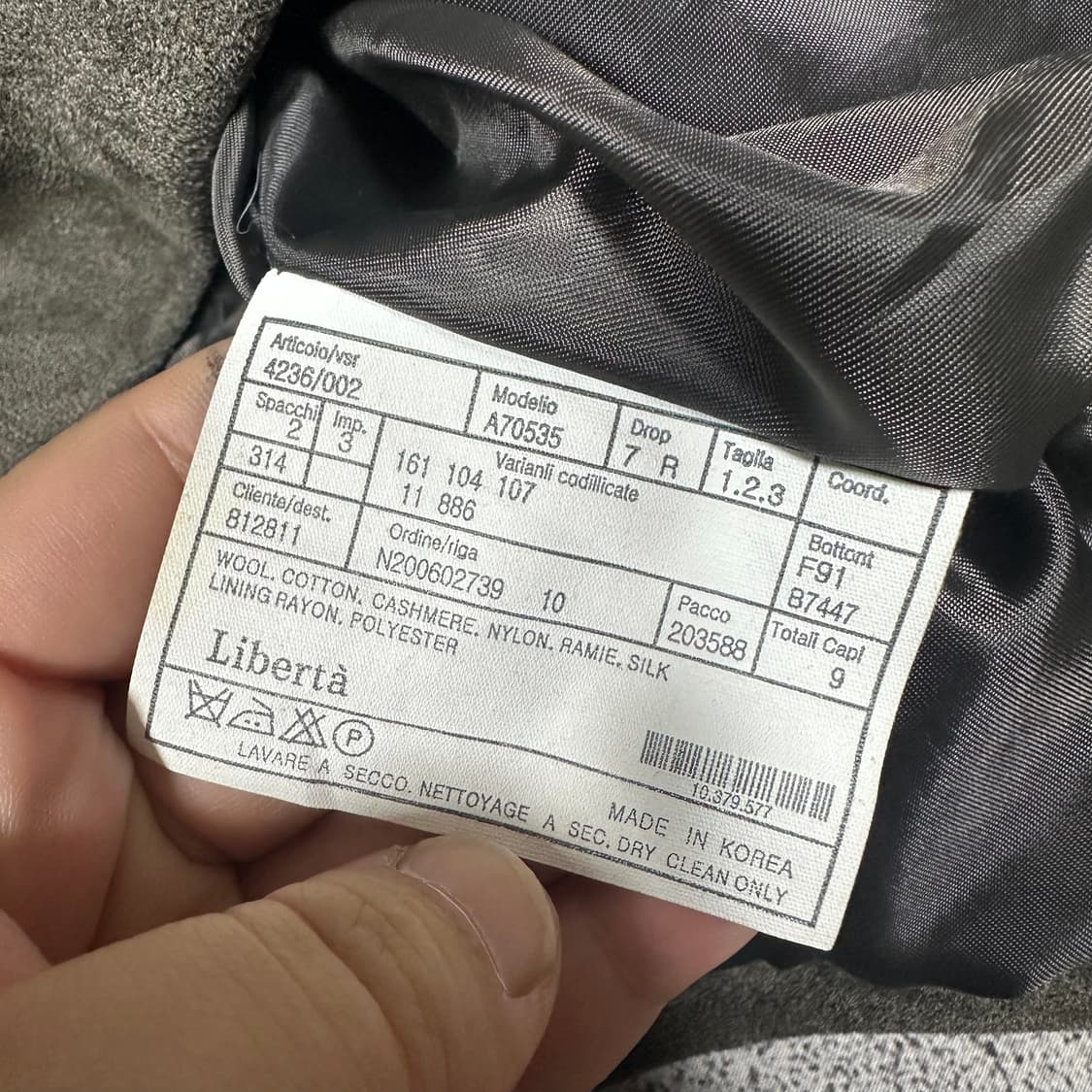 ✨ (바배) Liberta 리베르타 에코 스웨이드 사파리 자켓 상품이미지4