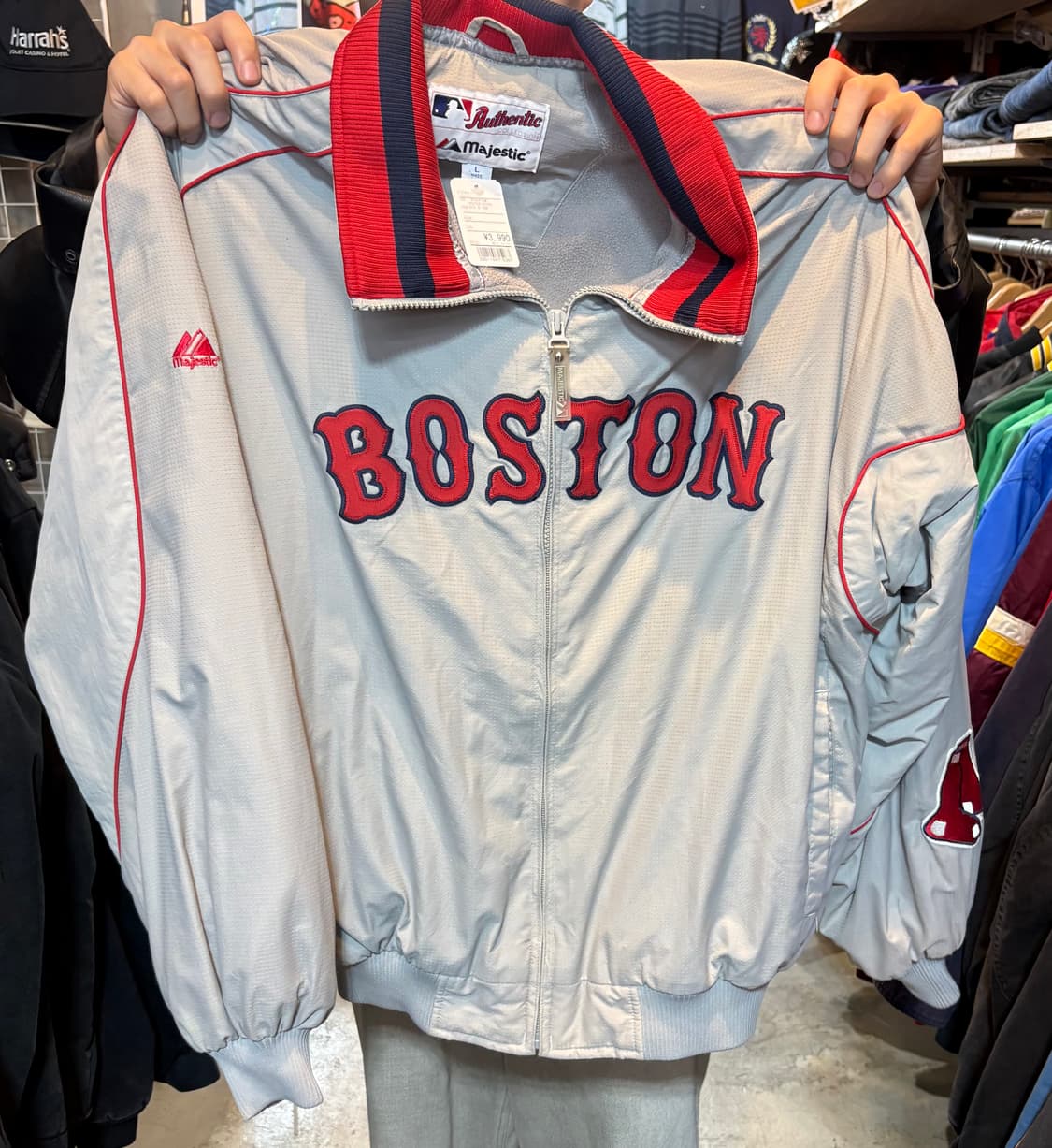 [L] 보스턴 레드삭스 마제스틱 점퍼 상품이미지1