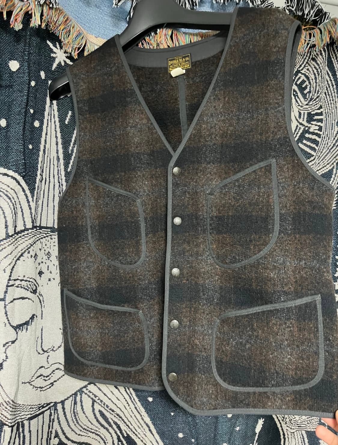 L) RRL 프래드 울 베스트 상품이미지1