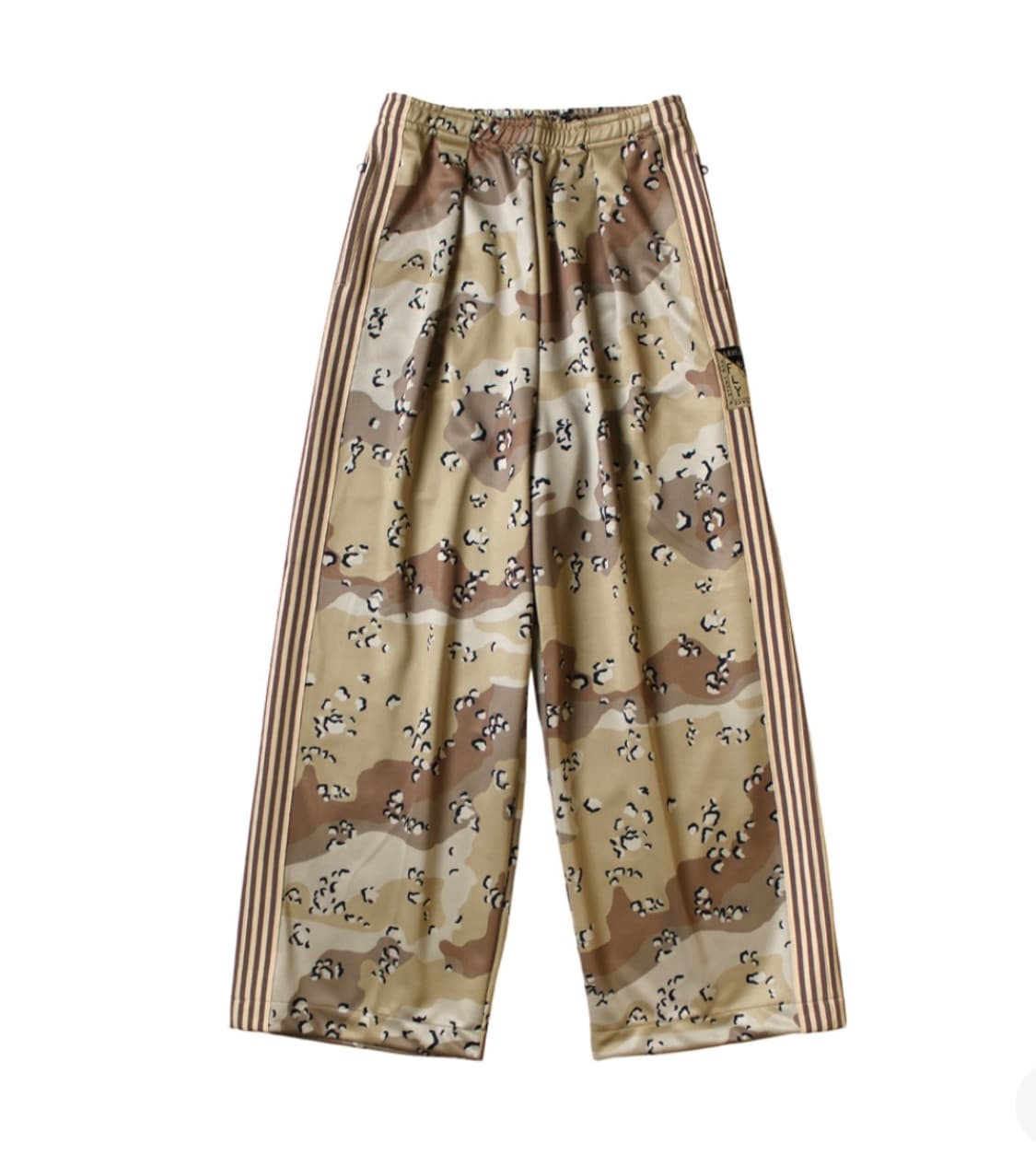 2) 캐피탈 스무스 저지 초콜릿 칩 카모 배기 트랙 팬츠 베이지 상품이미지1