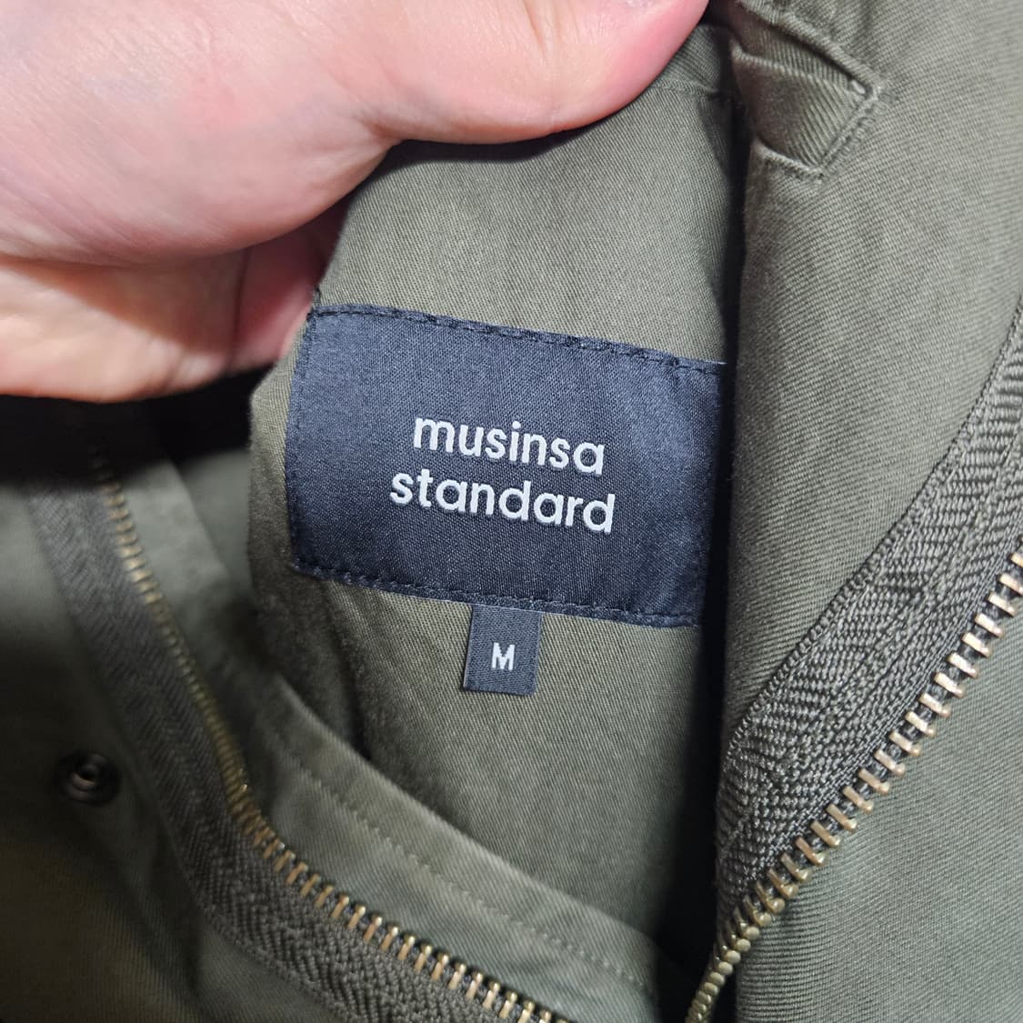 무신사스탠다드 피시테일 야상 파카 M 상품이미지5