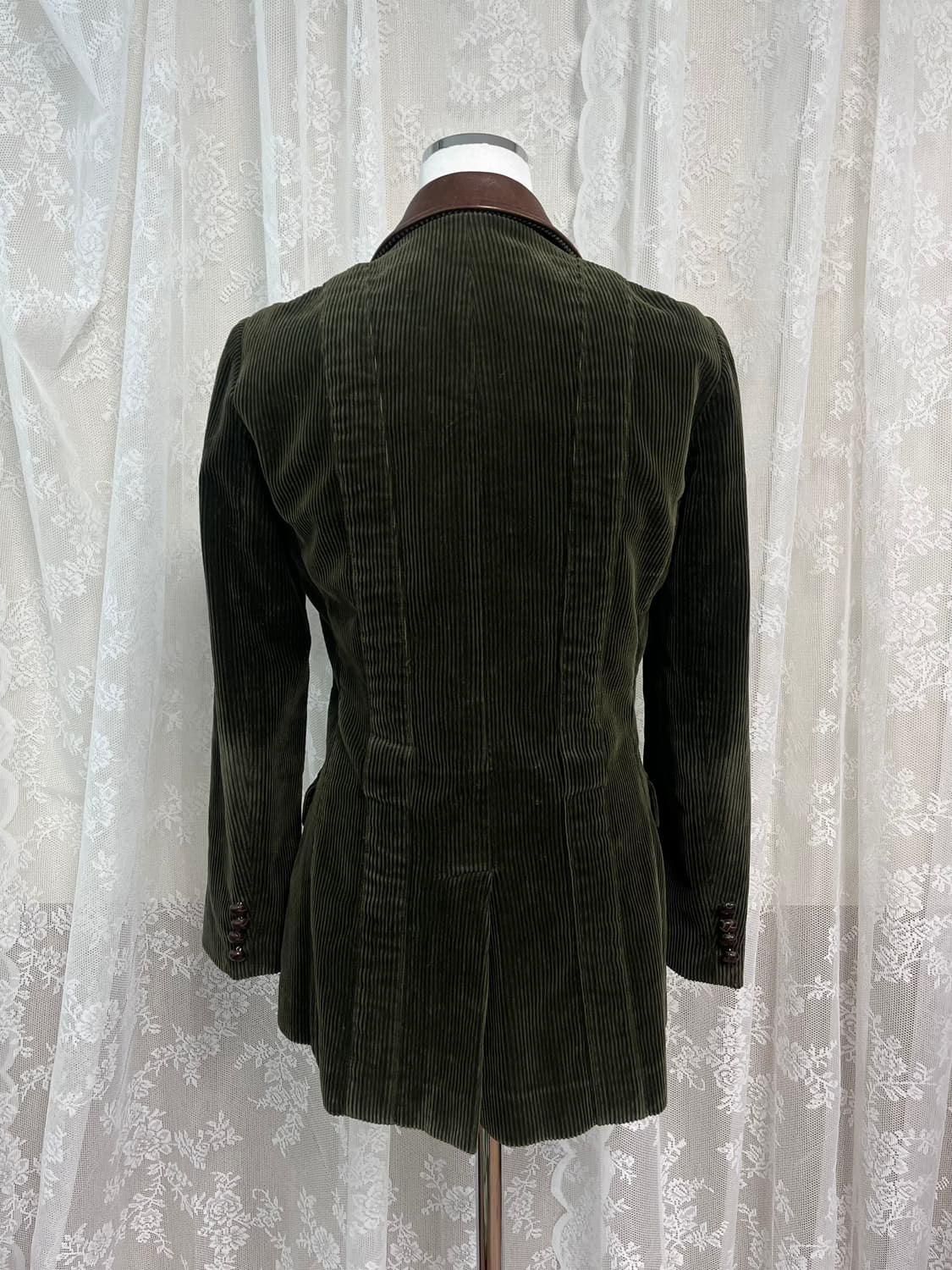 S) 랄프로렌 여성 빈티지 코듀로이 자켓 카키 상품이미지2