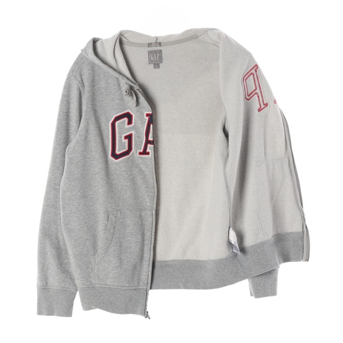 GAP 클래식 아치 로고 그레이 후드 집업 S 상품이미지2