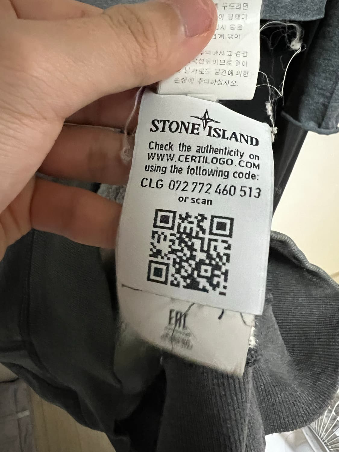 스톤아일랜드 그레이 맨투맨 상품이미지5