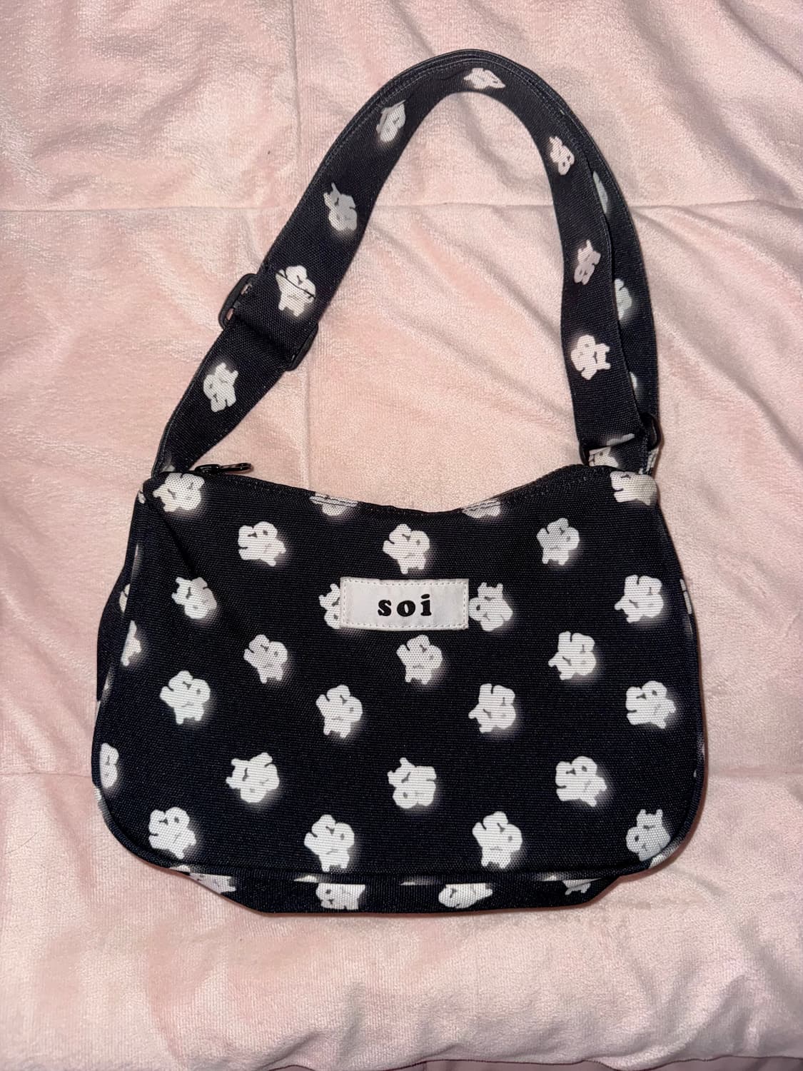 소이 soi 투웨이백 숄더크로스 블랙 가방 코치마뗑킴코이세이오포어링 상품이미지3