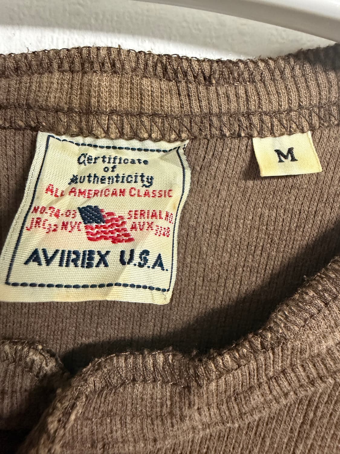 아비렉스 USA 헨리넥 롱슬리브 티셔츠 상품이미지3