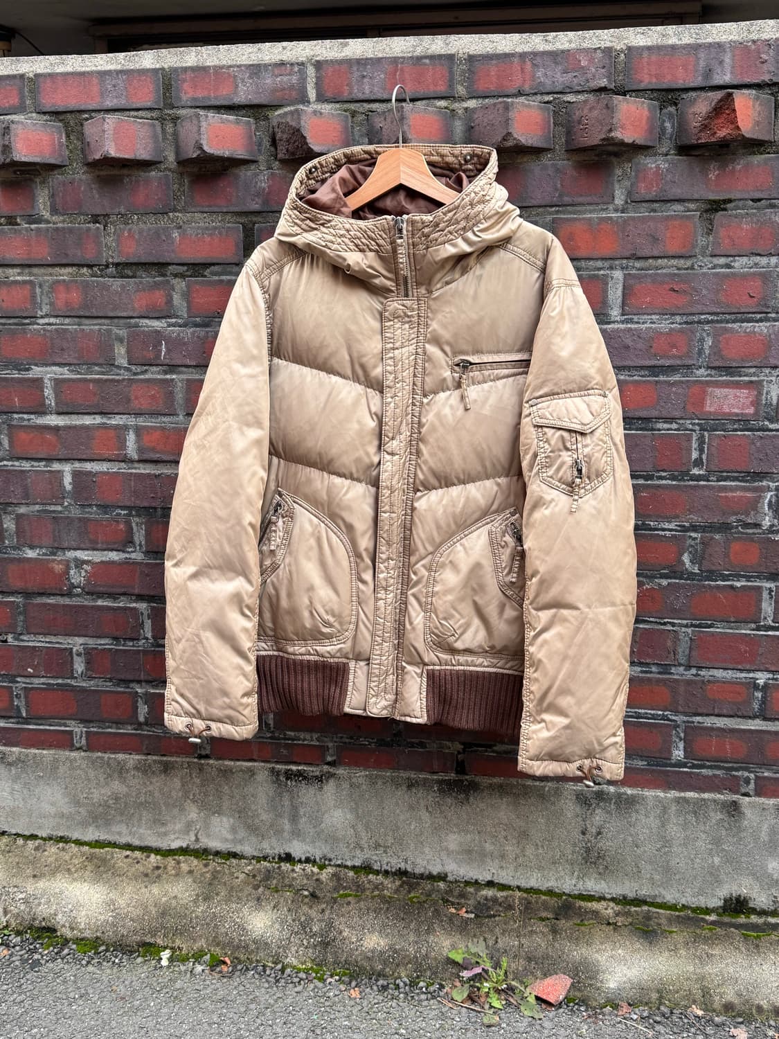 Opt Jeans 푸퍼 Ma-1 자켓  상품이미지1