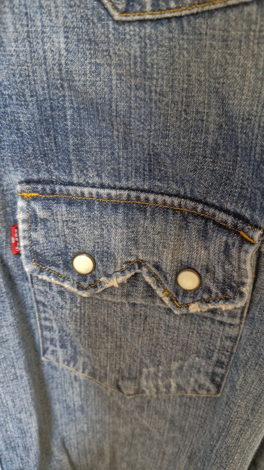 리바이스 데님 웨스턴 셔츠 L 95-100 상품이미지3
