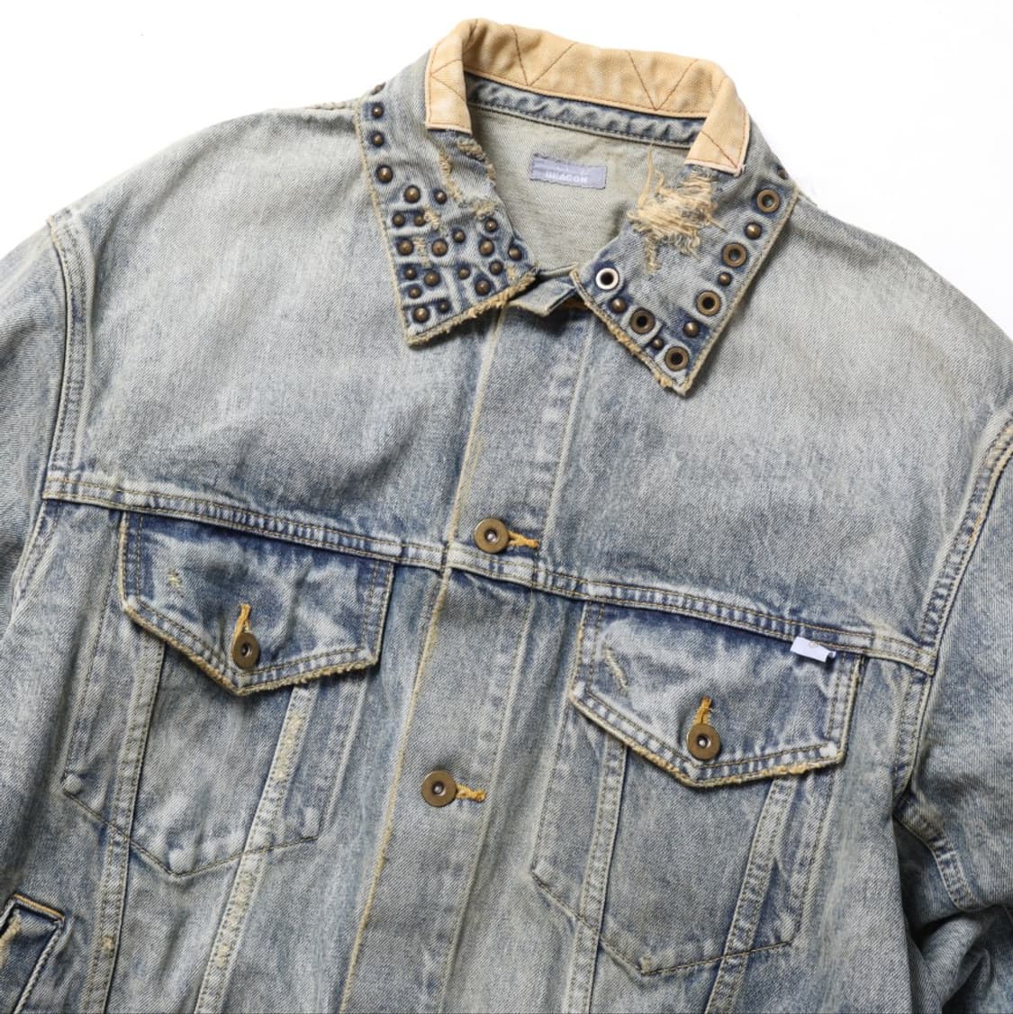 컬러비콘Kolor Beacon Studs Distressed Denim 상품이미지5