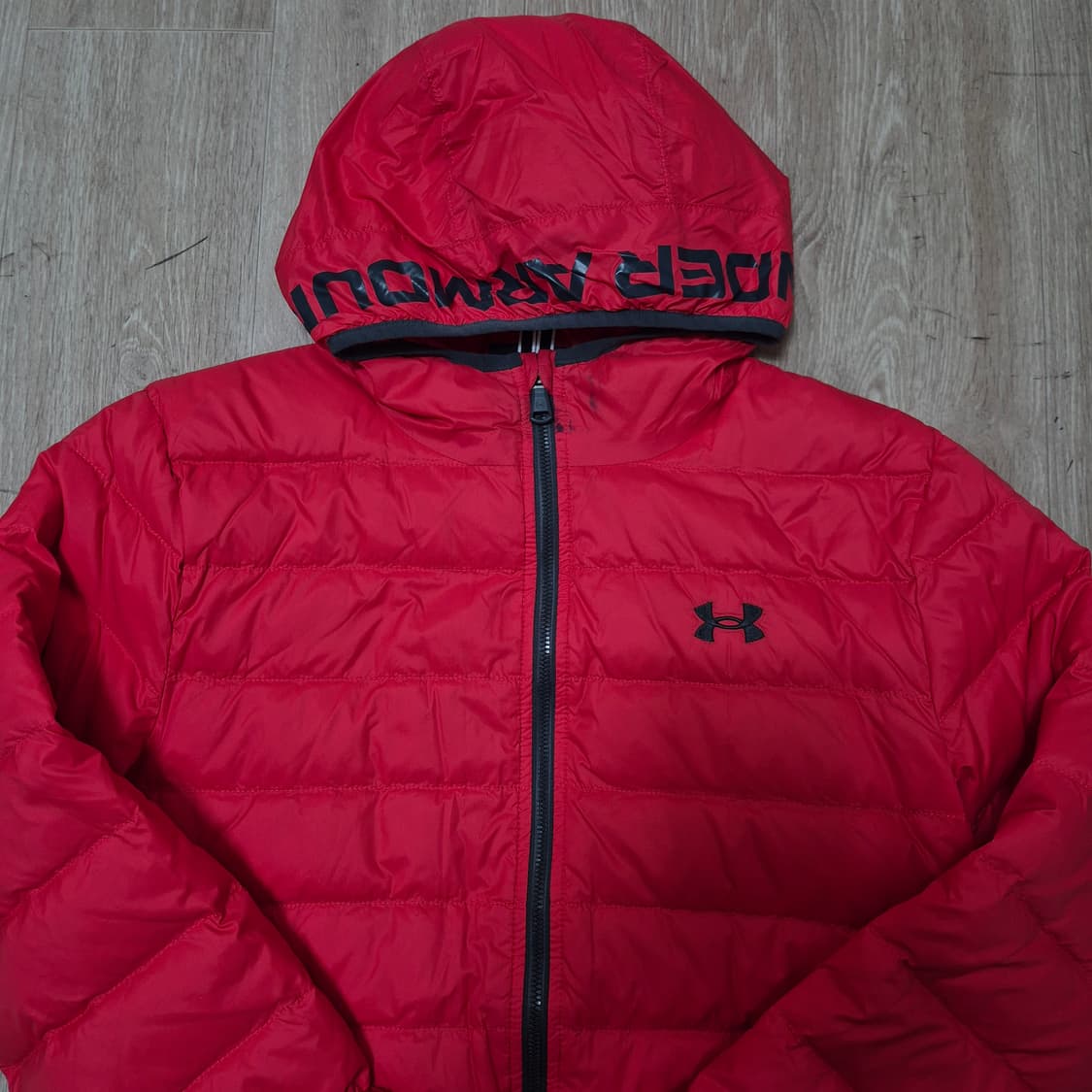 언더아머 주니어 덕다운 스톰 후드 경량패딩 점퍼 (160) 상품이미지2