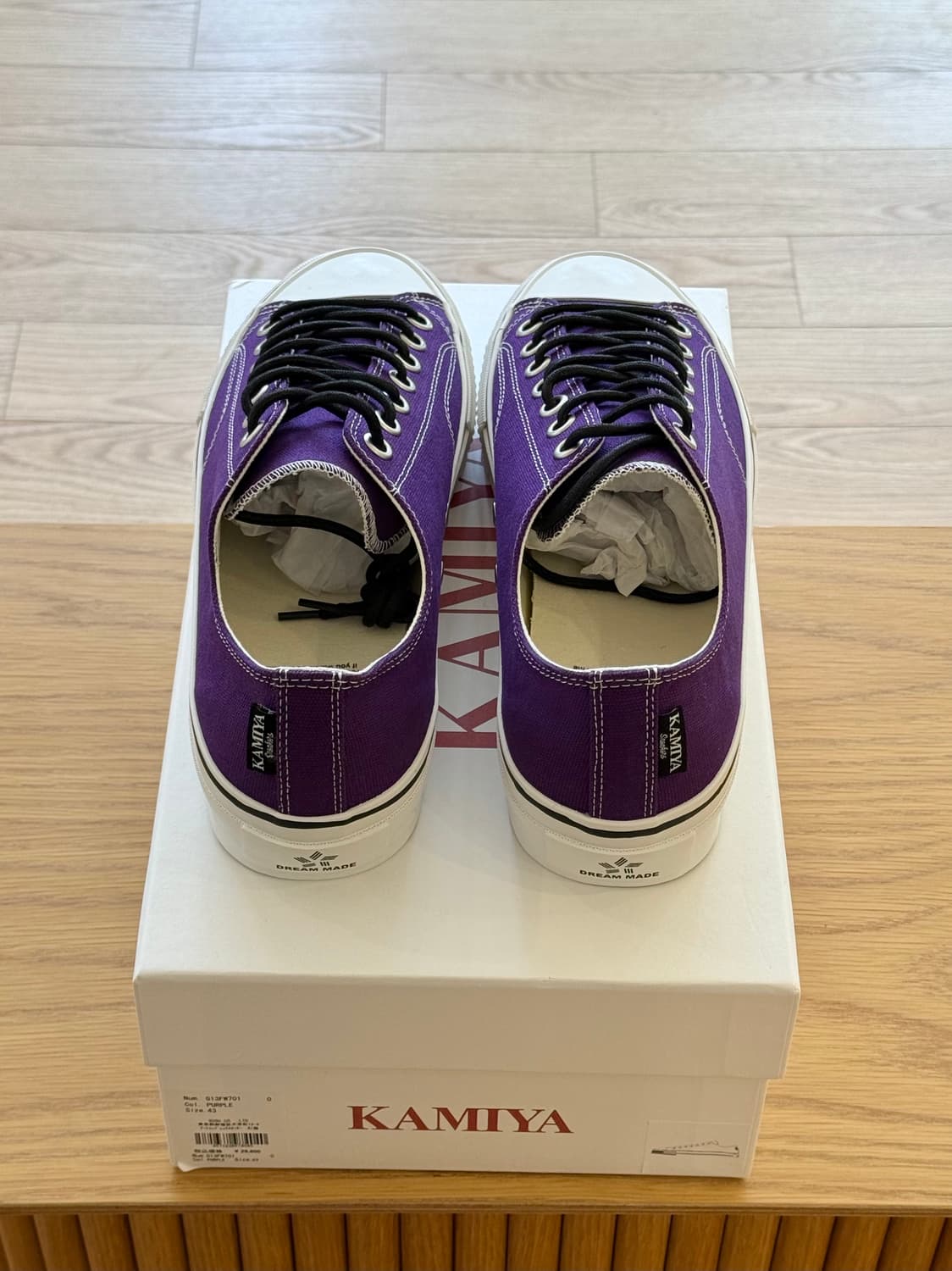 카미야 joey vulcanized sneaker 상품이미지6