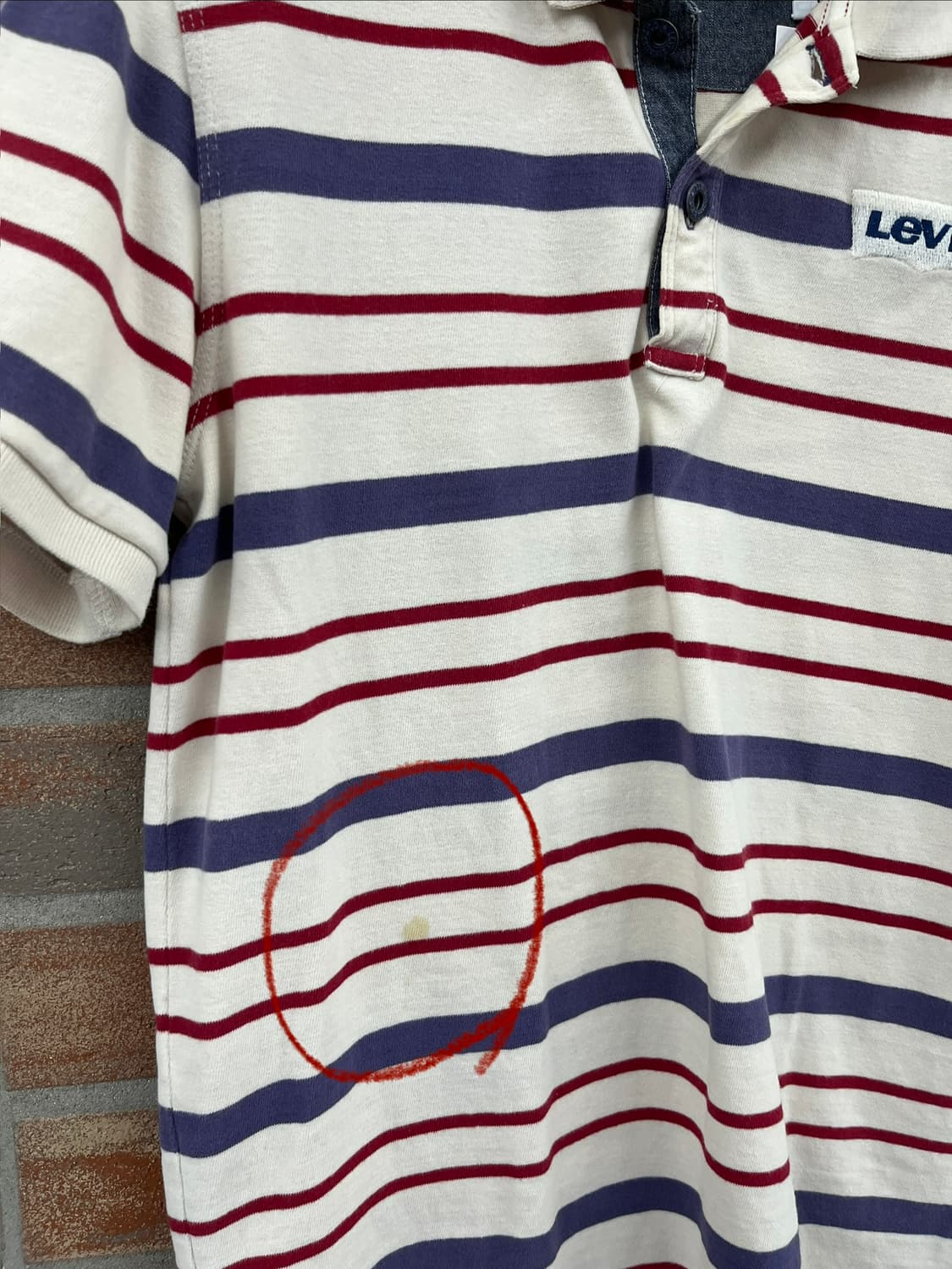 LEVI'S 스트라이프 카라 반팔 티셔츠 상품이미지10