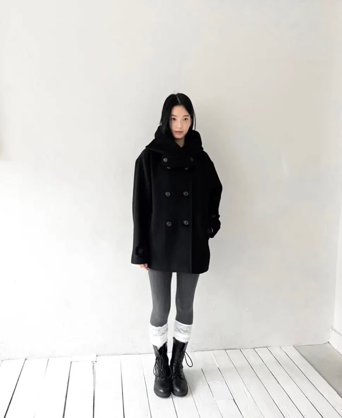 인앤양인하모니 미야 코트 블랙 리뉴얼 된 버전 상품이미지1